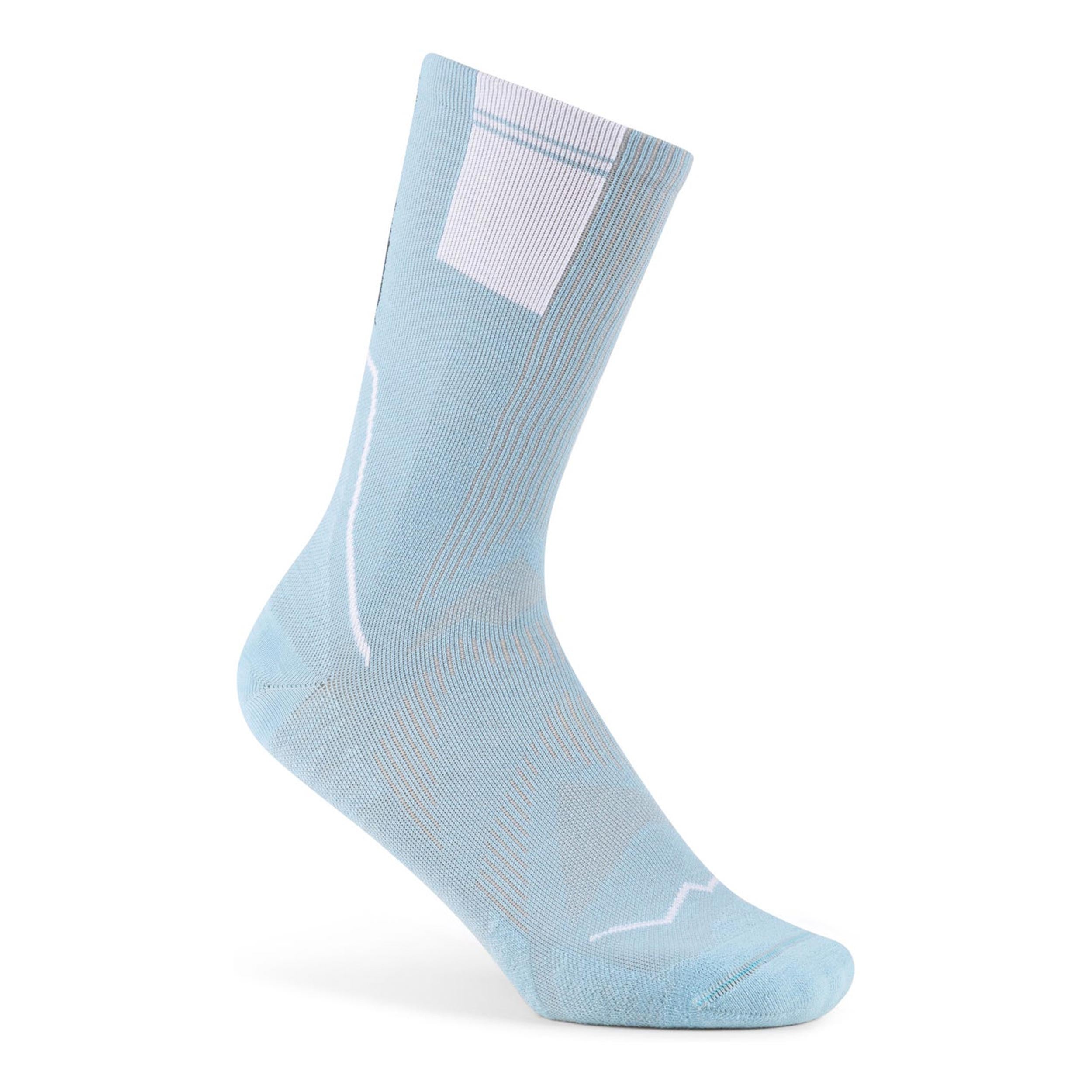Buff Coolnet Crew  Hardloopsokken Unisex-lichtblauw