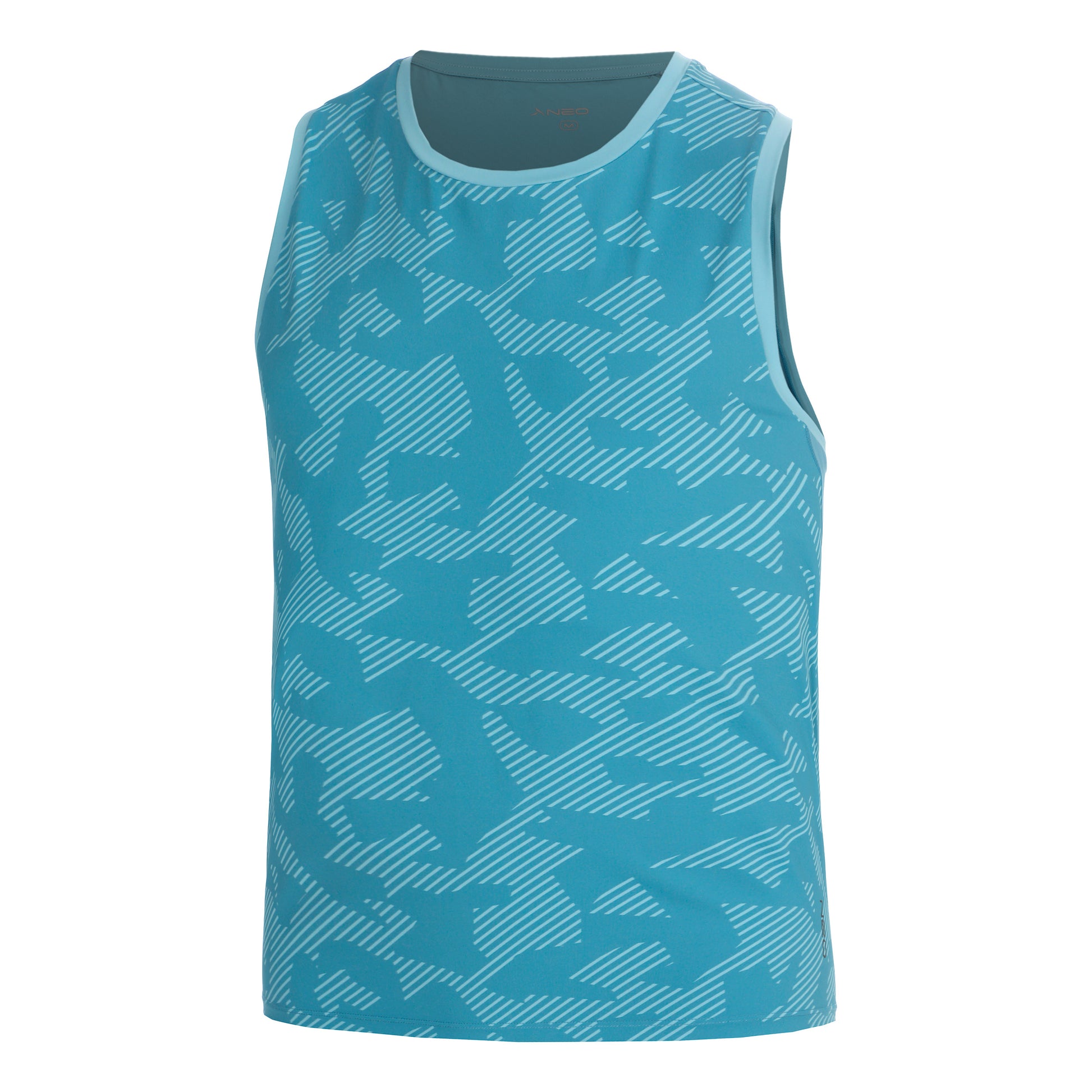 NEO Feel the Vybe AOP Hardloopshirt Heren-turkoois