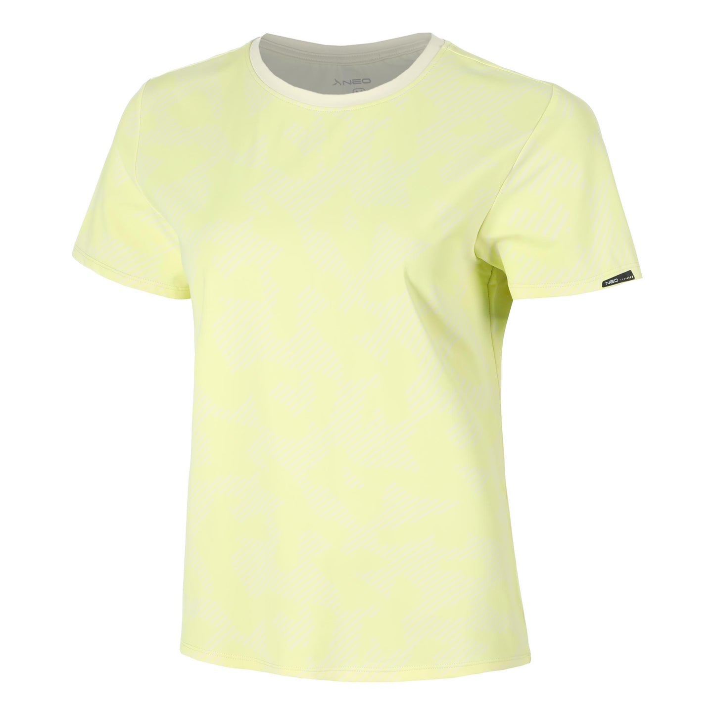NEO Feel the Vybe AOP Hardloopshirt Dames-limoen