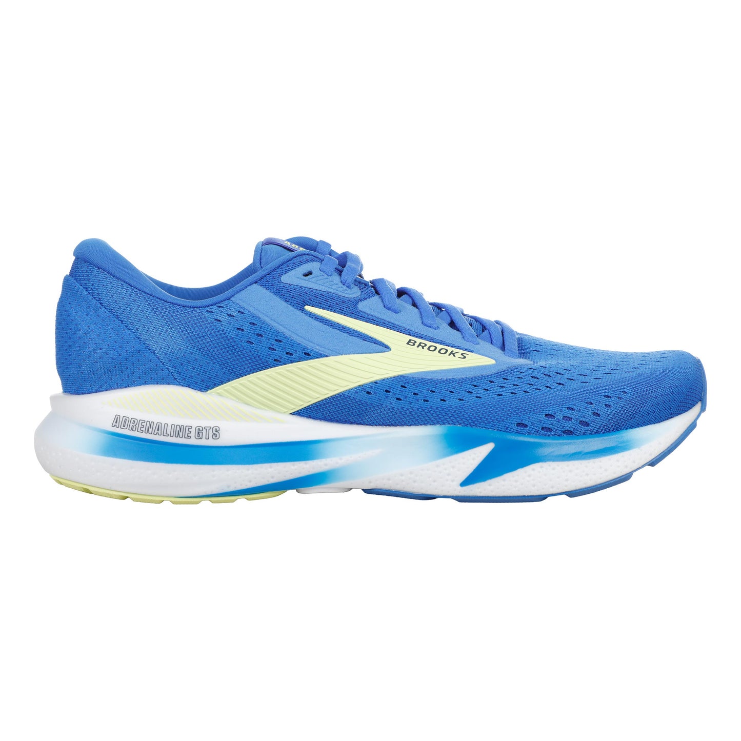 Brooks Adrenaline GTS 24 wide Stabiliteitsschoen Heren - blauw, geel