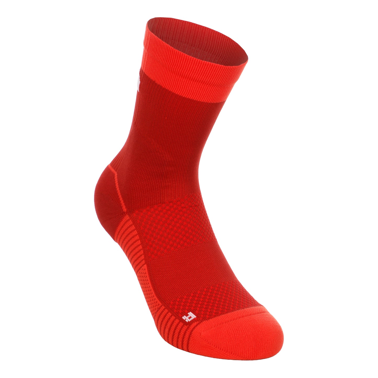 The North Face Trail Run Crew Hardloopsokken Unisex - donkerrood, rood