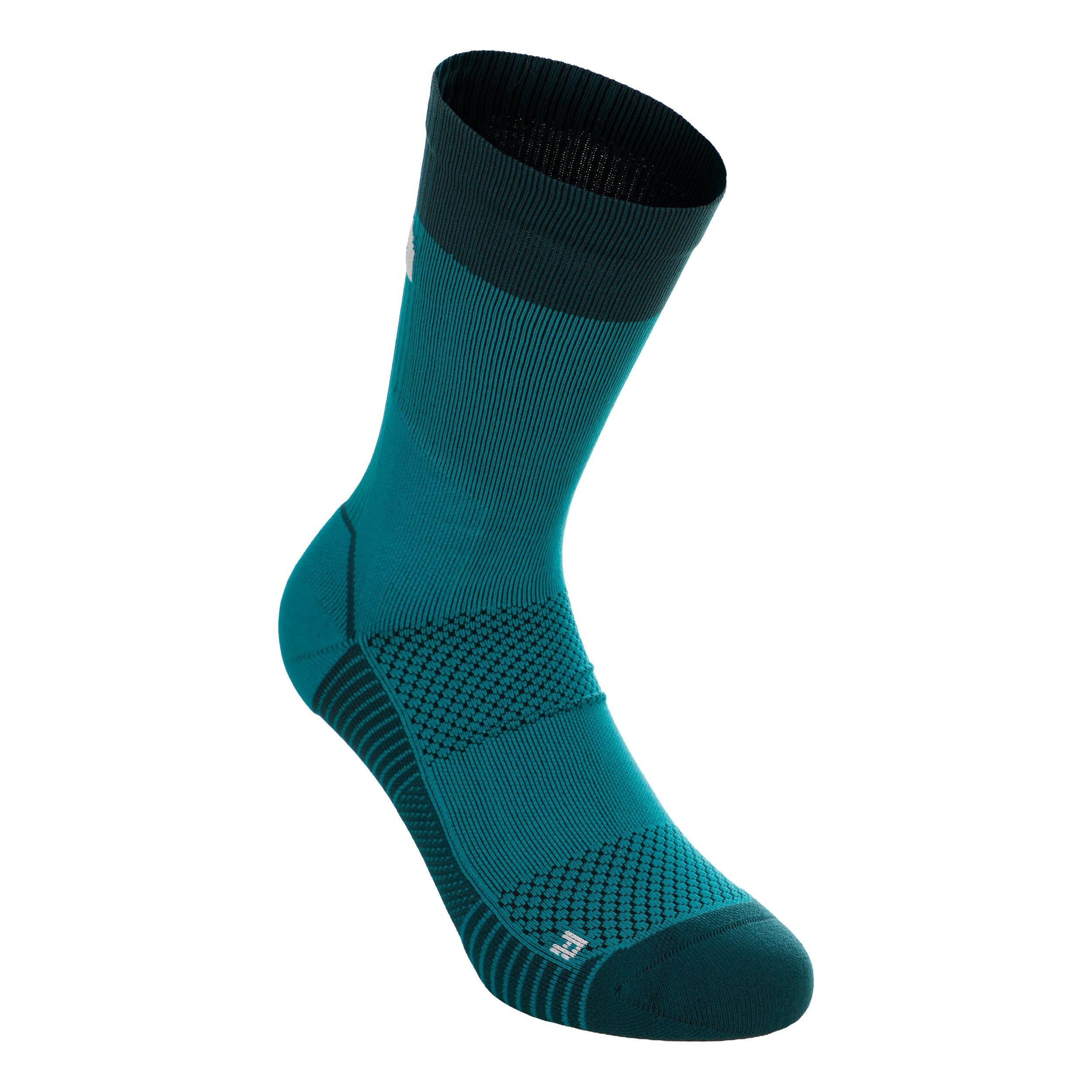 The North Face Trail Run Crew Hardloopsokken Unisex - turkoois, petrolblauw