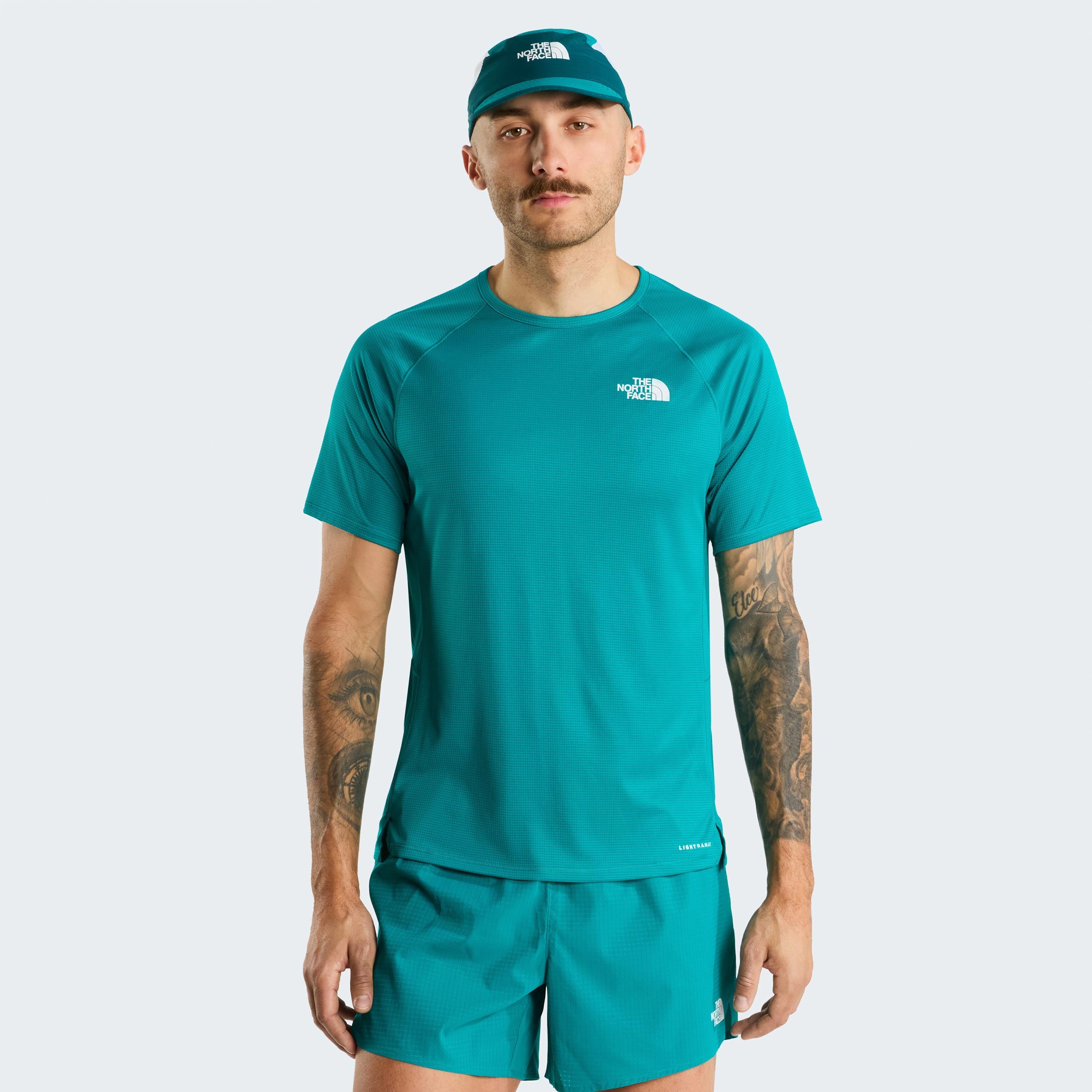 The North Face Sunriser Hardloopshirt Heren - turkoois