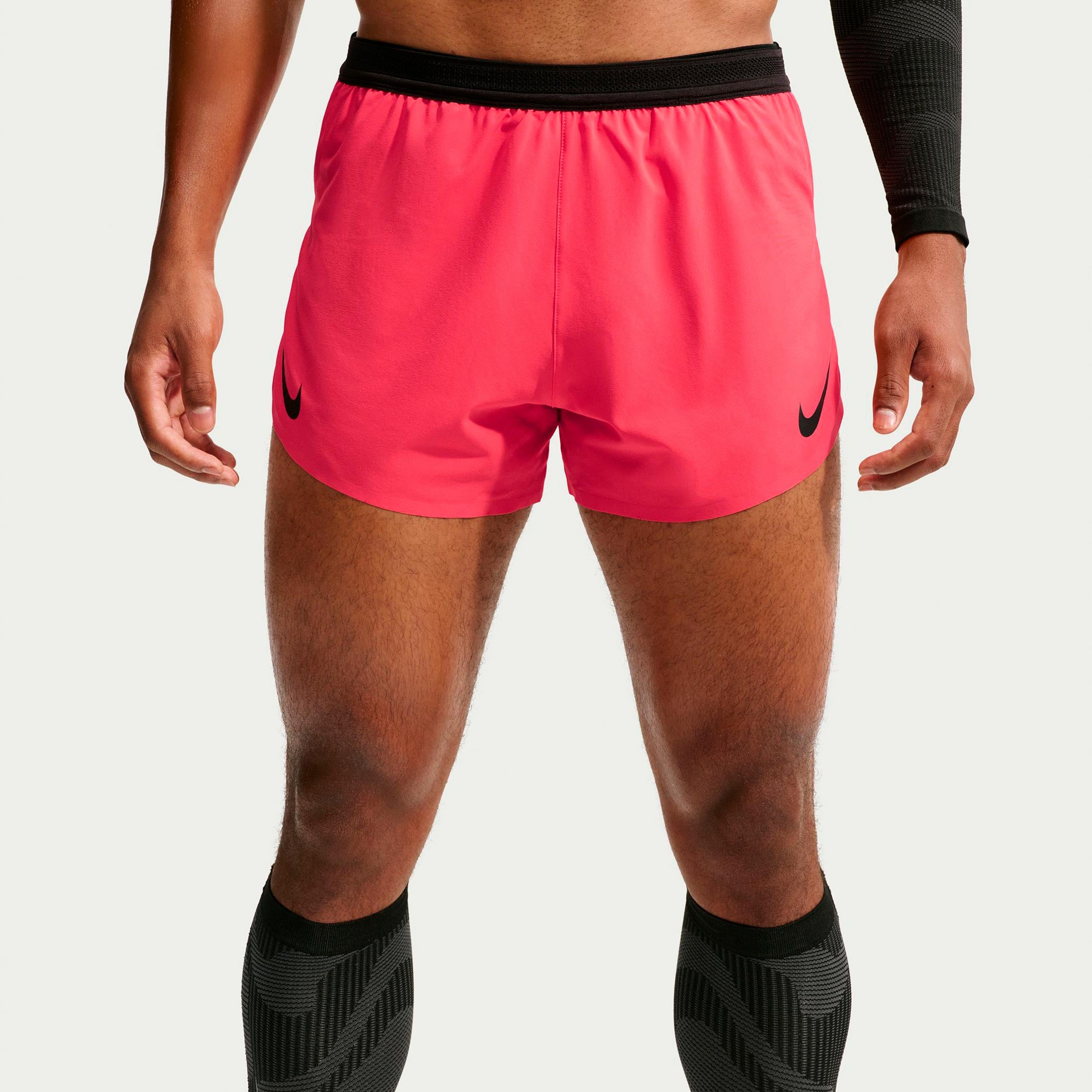 Nike AeroSwift  Hardloopshorts Heren - rood, zwart
