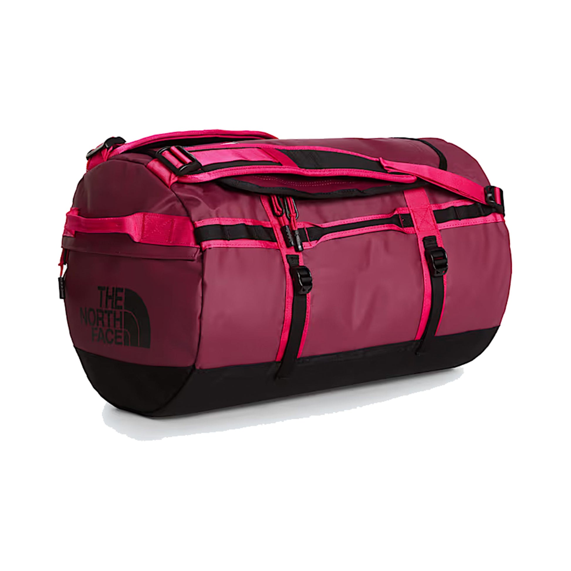 The North Face Base Camp Duffel S Sporttas - donkerrood, zwart