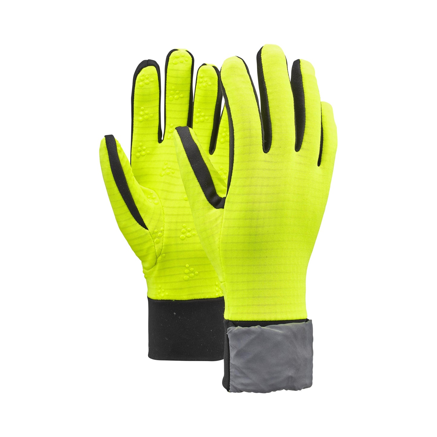 Craft Essence Hybrid Hardloophandschoenen Unisex - neongeel, zilver