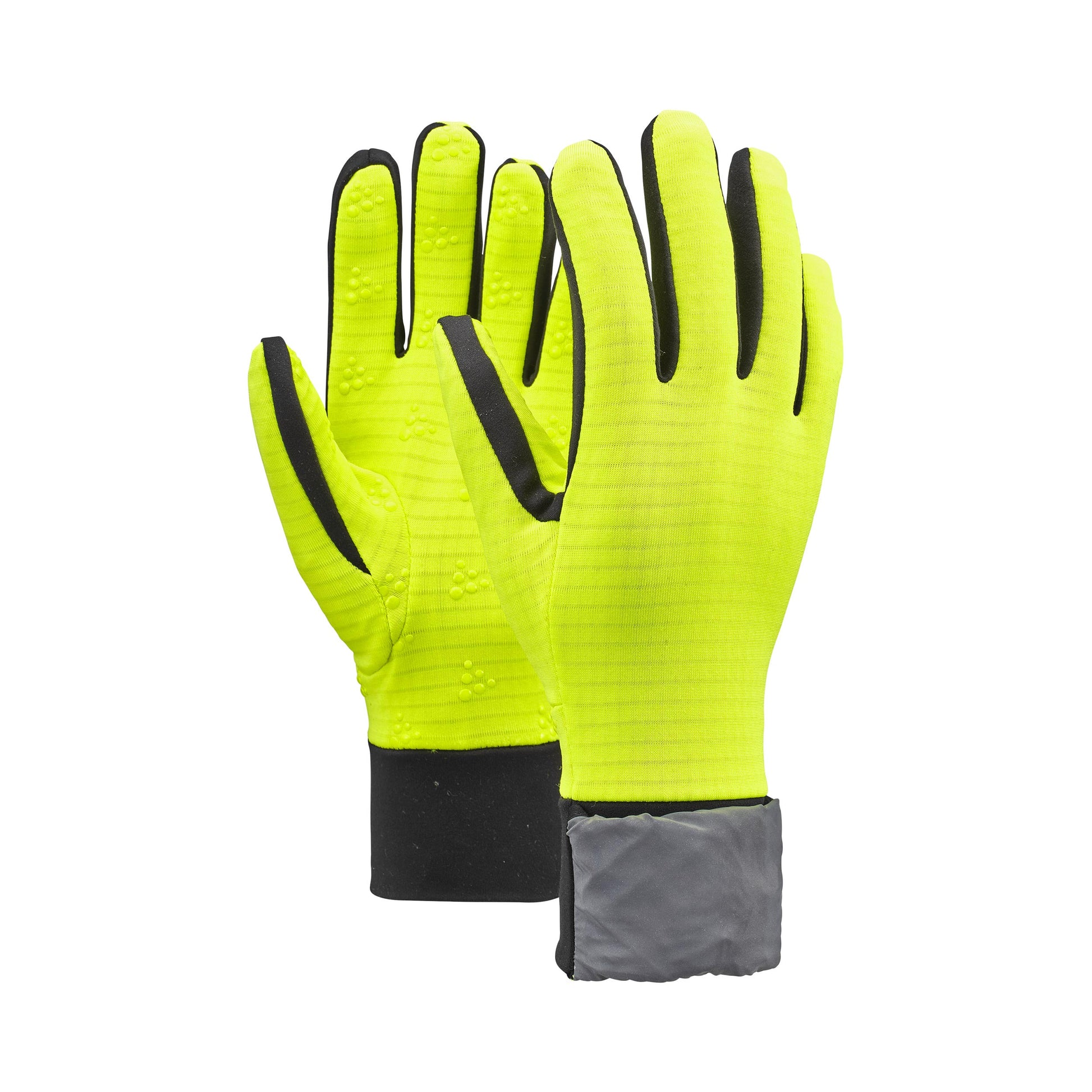 Craft Essence Hybrid Hardloophandschoenen Unisex - neongeel, zilver