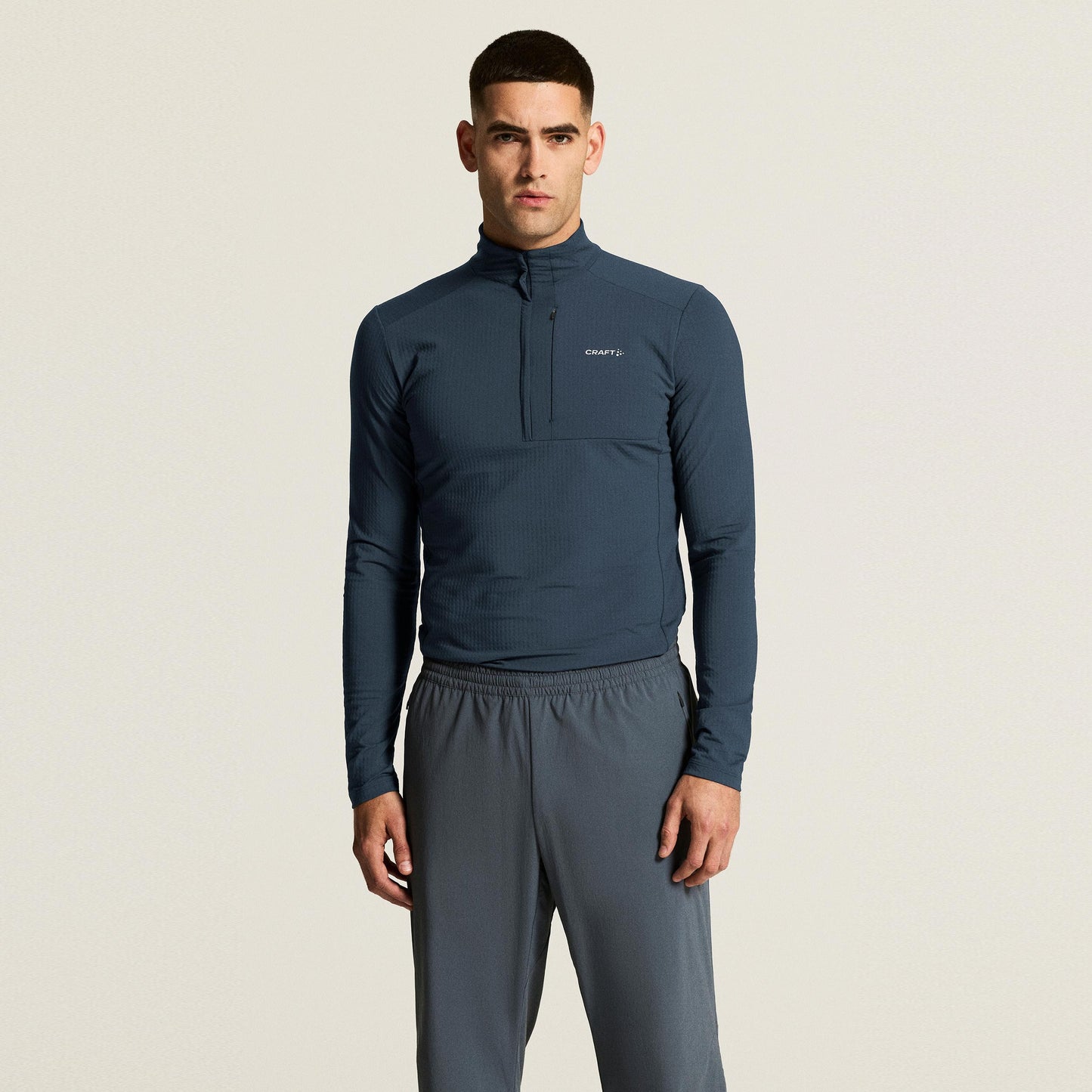 Craft Gain Thermal Hardloopshirt Heren - donkerblauw