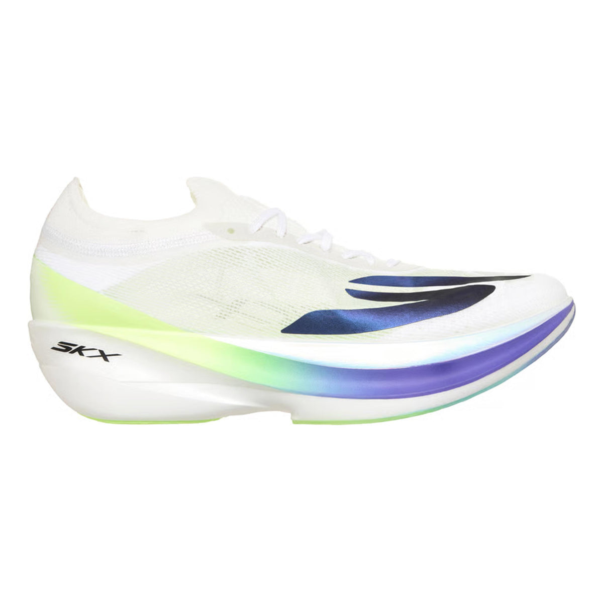 Skechers AKX Aero Elite Wedstrijdschoen Heren - wit, limoen