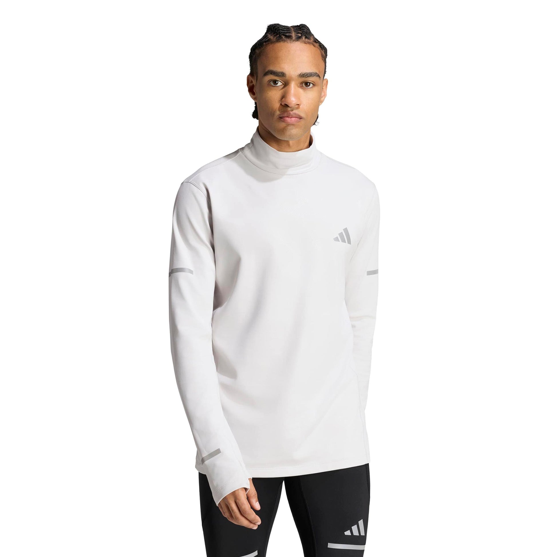 adidas adi365 Warm Hardloopshirt Heren - grijs