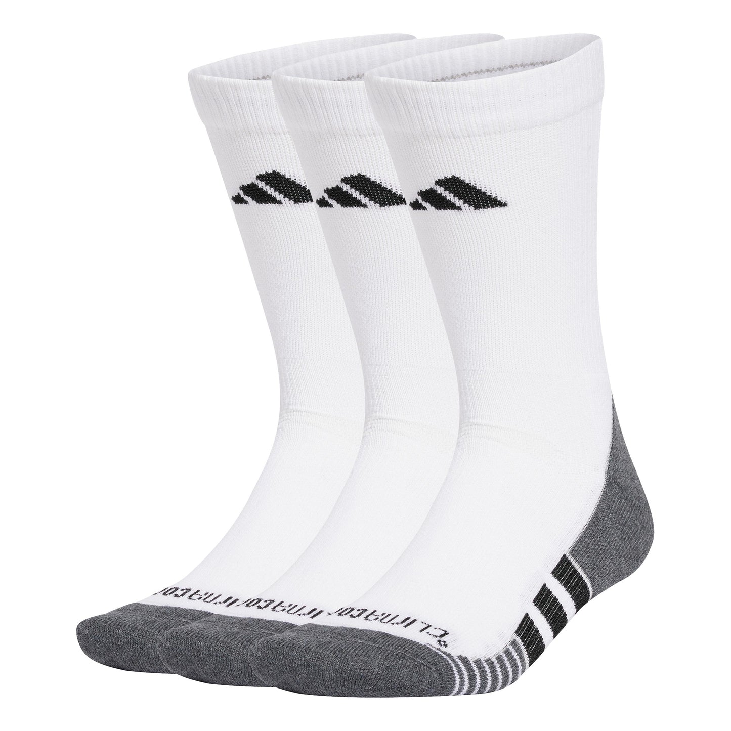 adidas Performance Cushioned Crew Hardloopsokken Unisex - wit, zwart