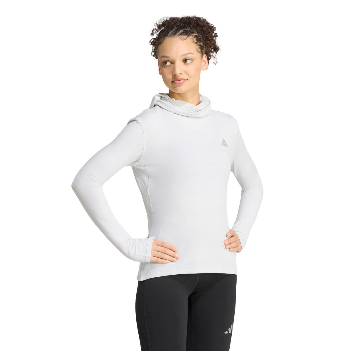 adidas adi365 Winterized Hardloopshirt Dames - grijs