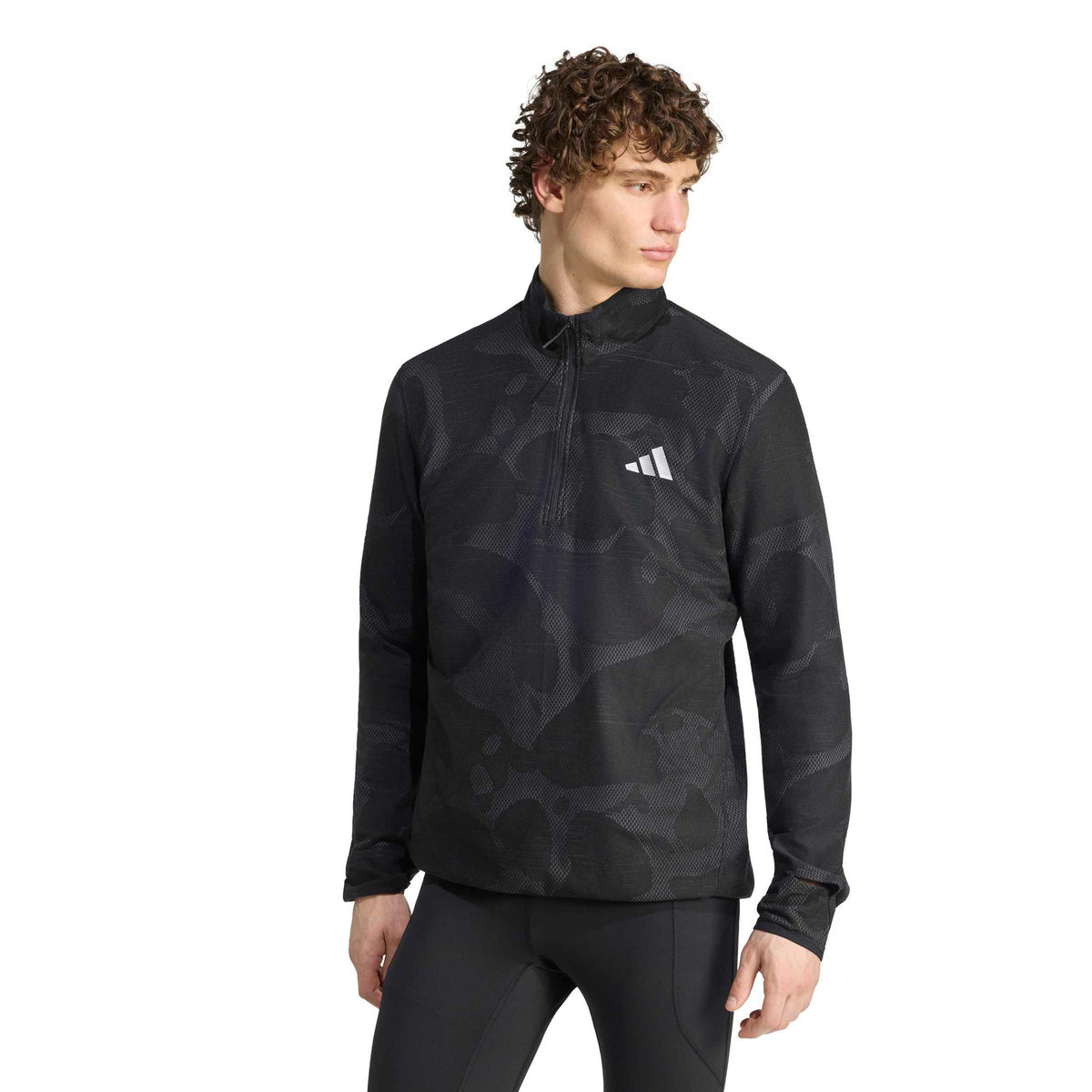 adidas adi365 Climawarm+ Hardloopshirt Heren - zwart