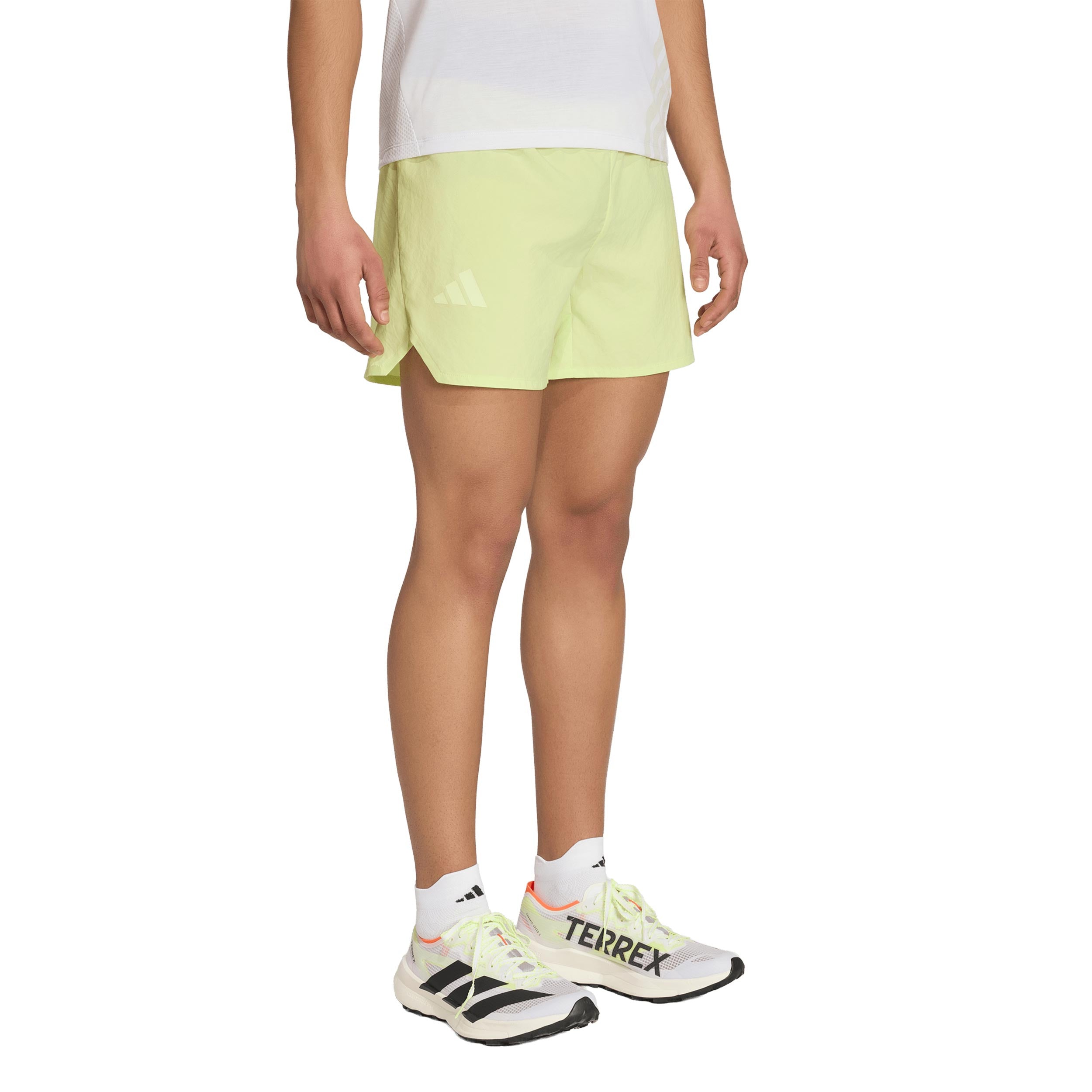 adidas Terrex XPR 5in Hardloopshorts Heren - geel