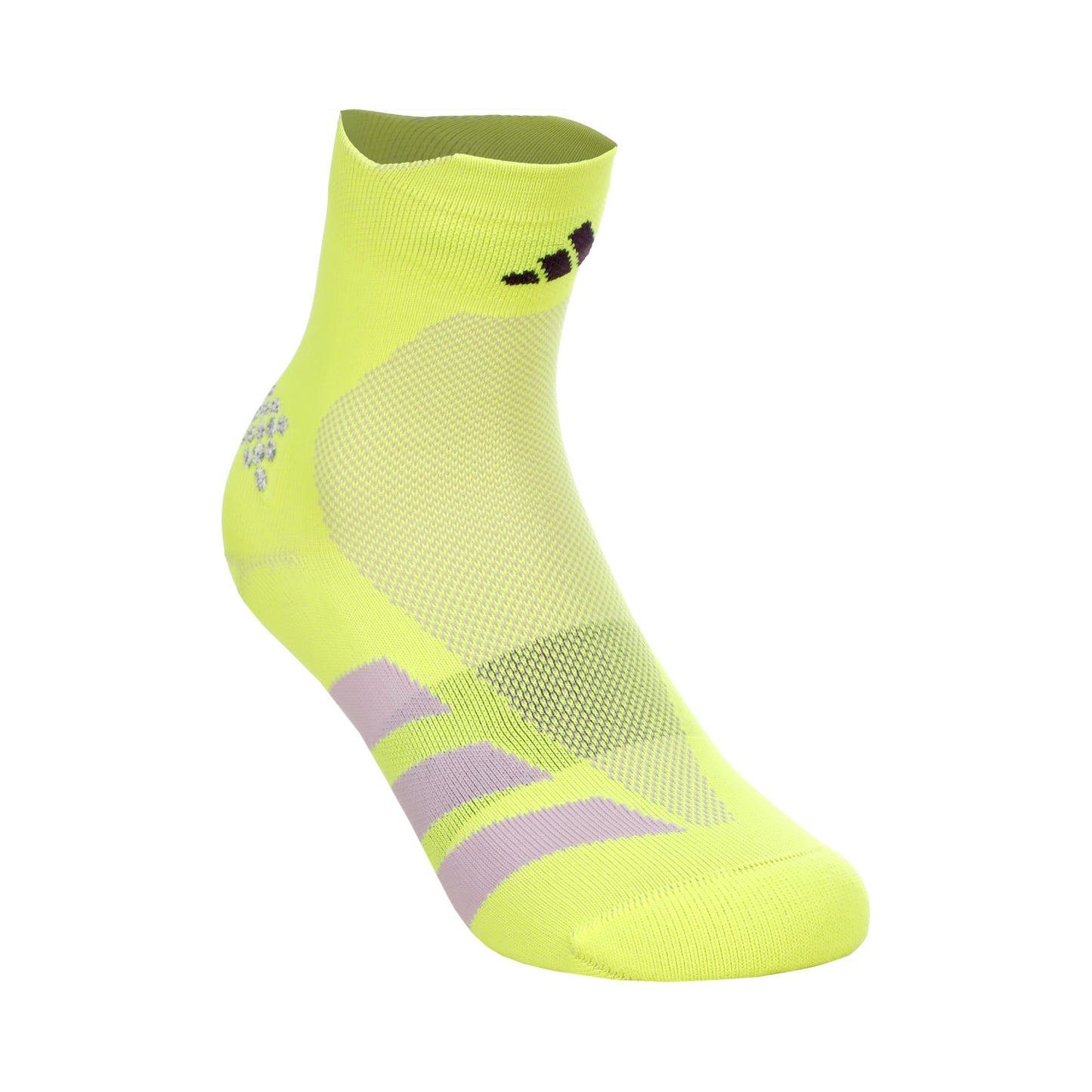 adidas adizero Quarter Hardloopsokken Unisex - geel, lila