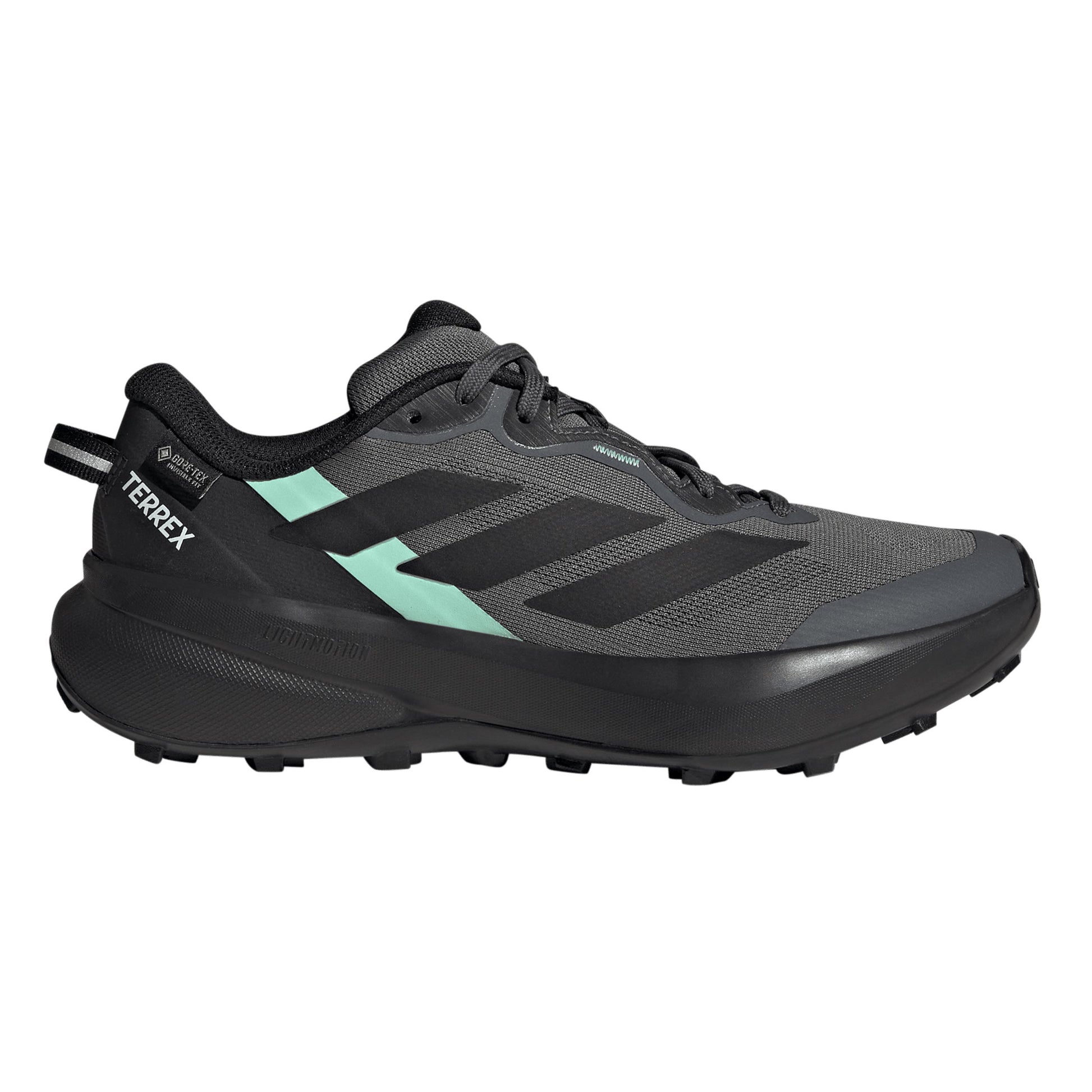 adidas Terrex Tracefinder Plus GTX Trailschoen Dames - donkergrijs, zwart