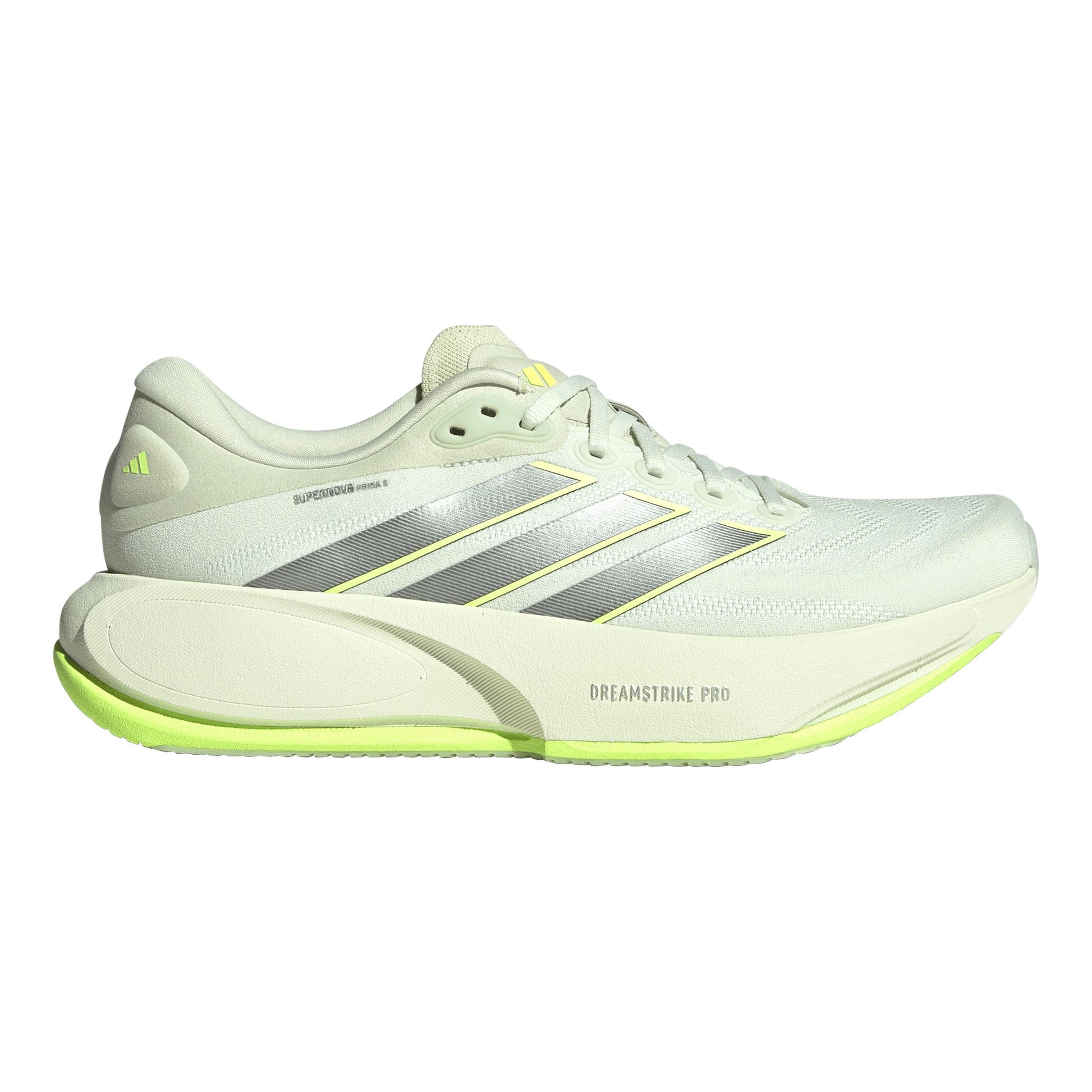 adidas Supernova Prima 3 Neutrale schoen Heren - wit, limoen