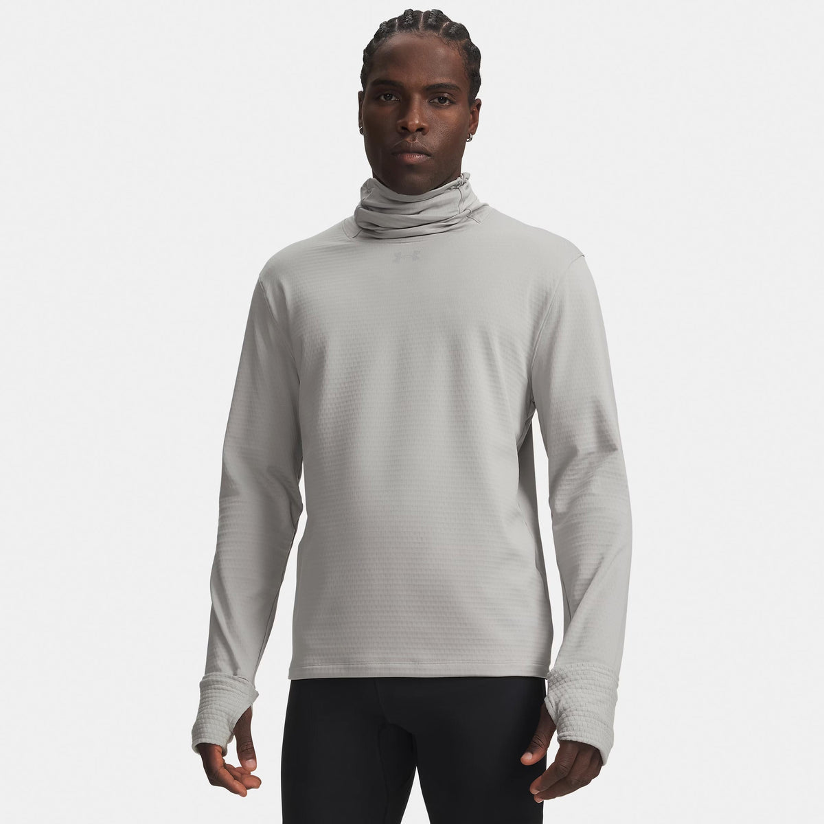 Under Armour Velociti ColdWeather Layer  Hardloopshirt Heren - grijs