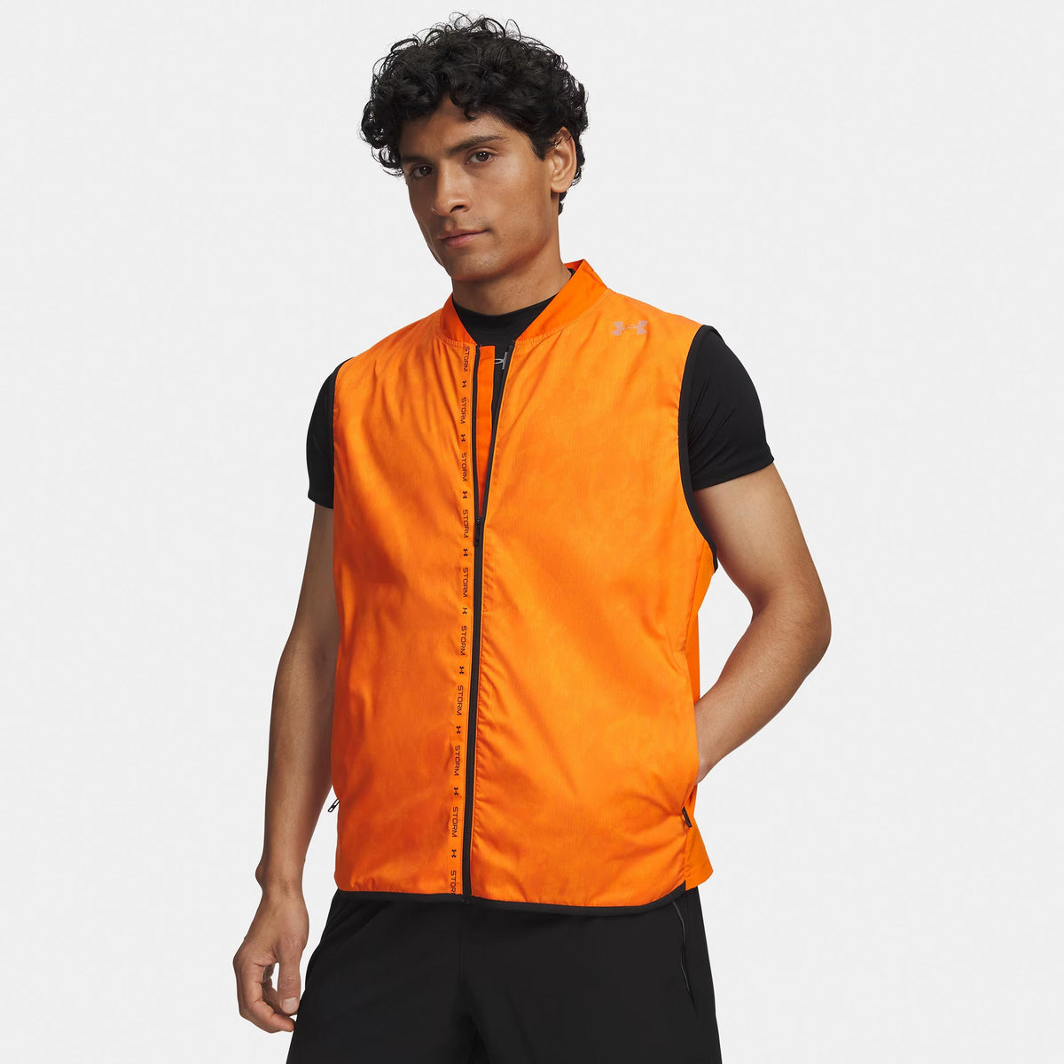 Under Armour Velociti ColdWeather Storm  Hardloopvesten Heren - oranje