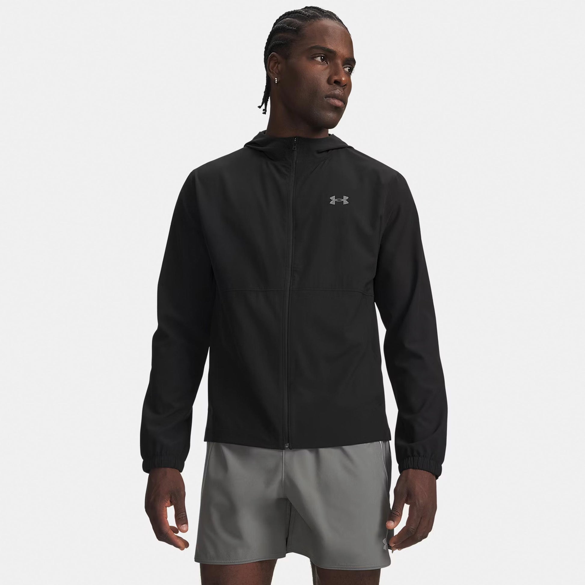 Under Armour Velociti Hooded  Hardloopjas Heren - zwart