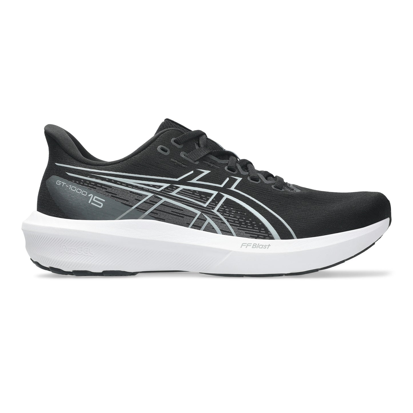 ASICS GT-1000 15 Stabiliteitsschoen Heren - zwart, zwart