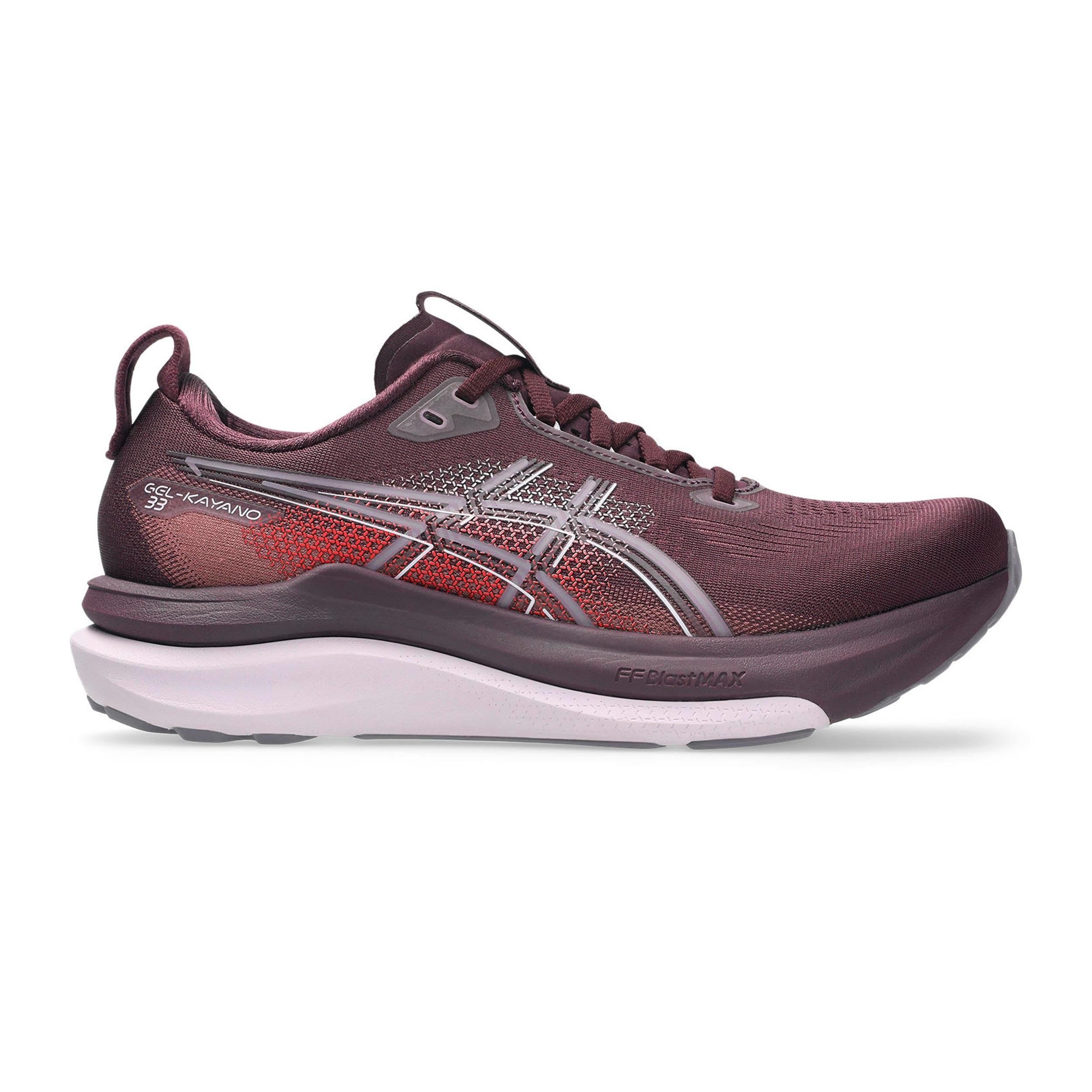 ASICS GEL-KAYANO 33 Stabiliteitsschoen Dames - wijnrood, lila