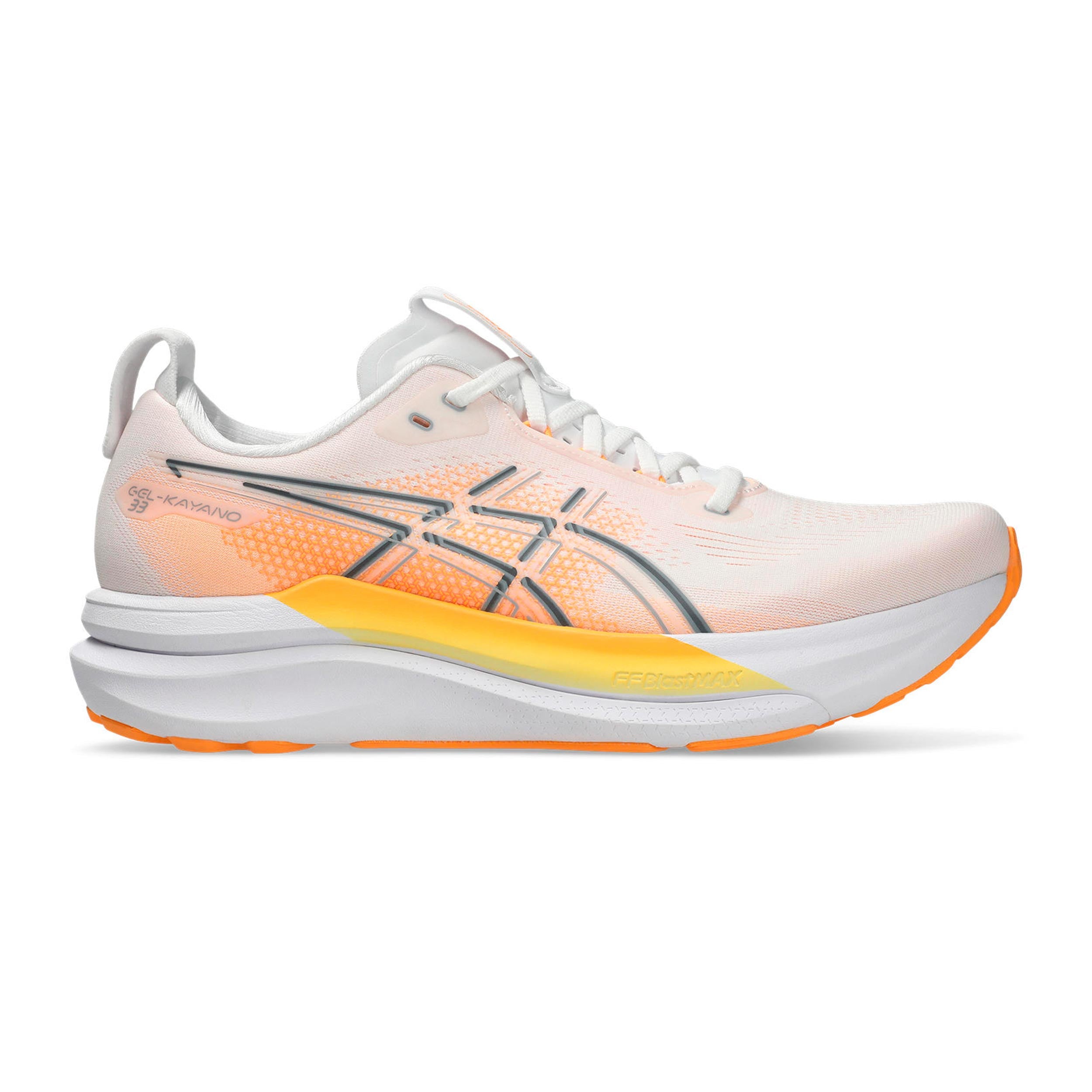 ASICS GEL-KAYANO 33 Stabiliteitsschoen Heren - wit, oranje