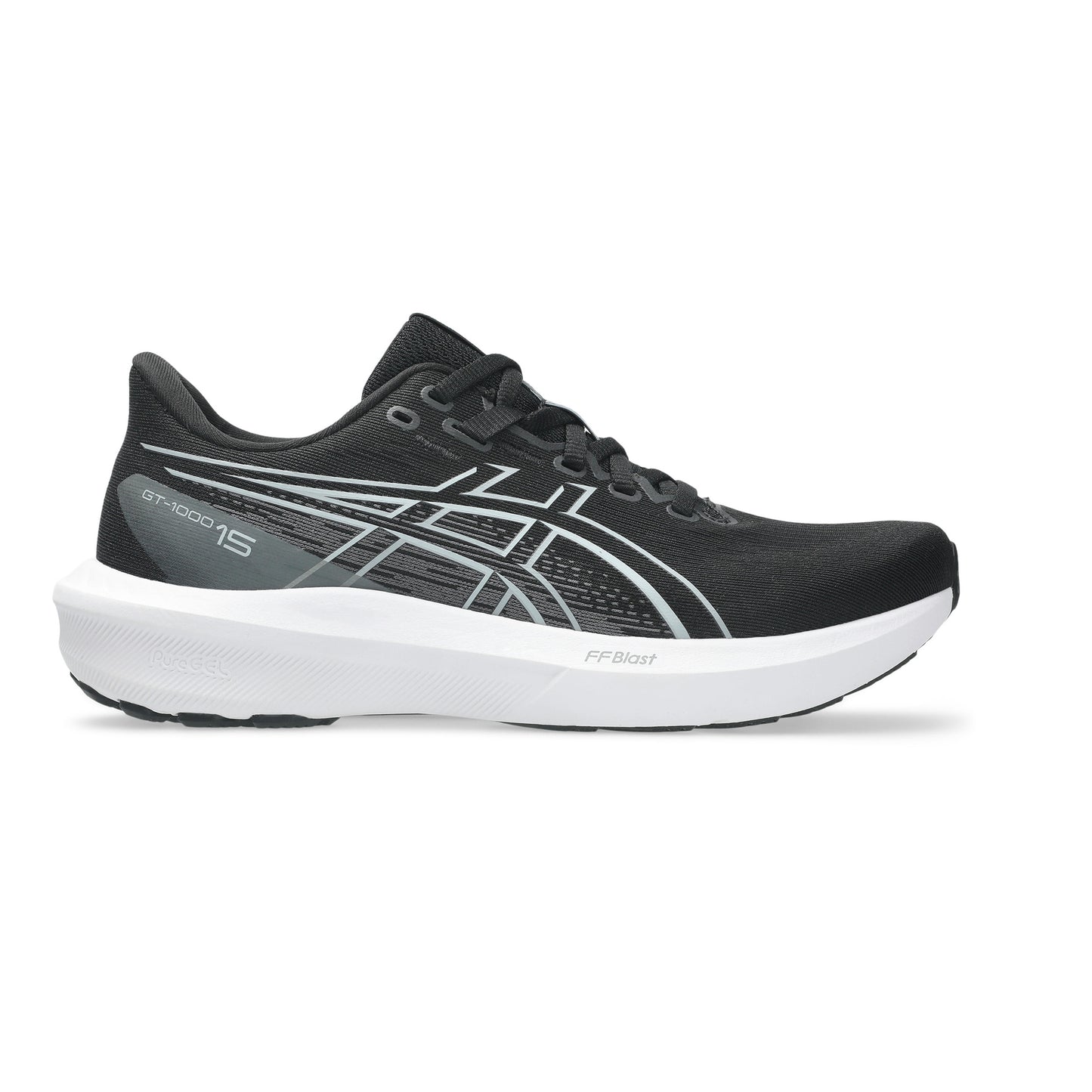 ASICS GT-1000 15 Stabiliteitsschoen Dames - zwart, zwart