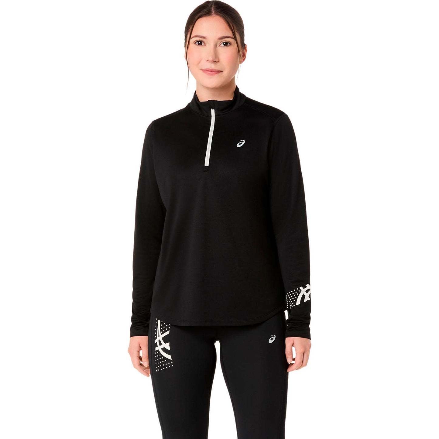 ASICS Icon 1/2 Zip  Hardloopshirt - zwart