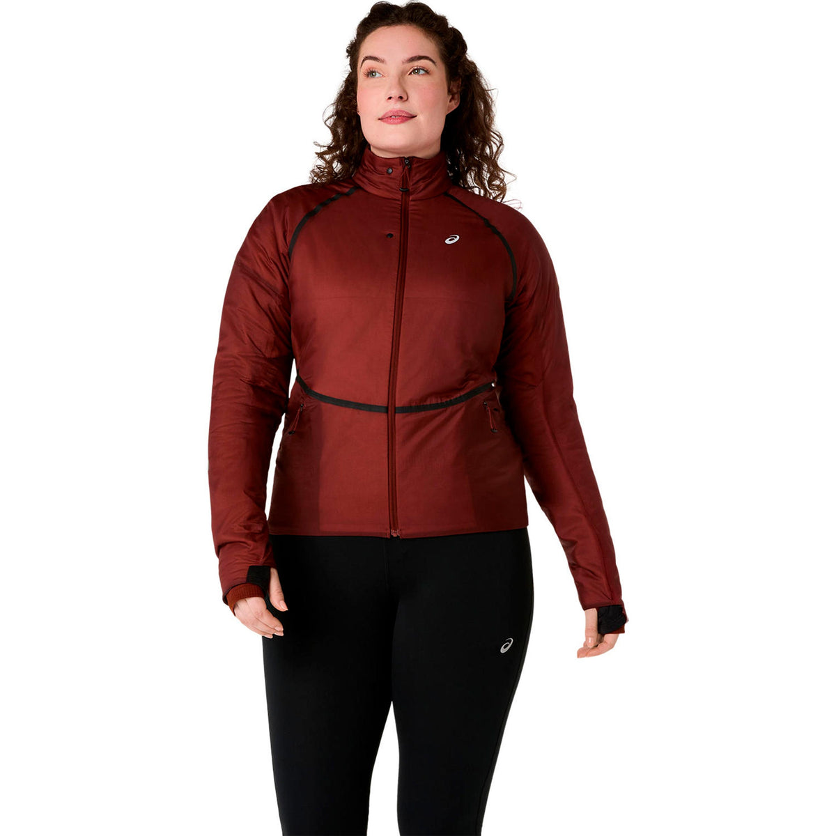ASICS Road Winter  Hardloopjas - donkerrood