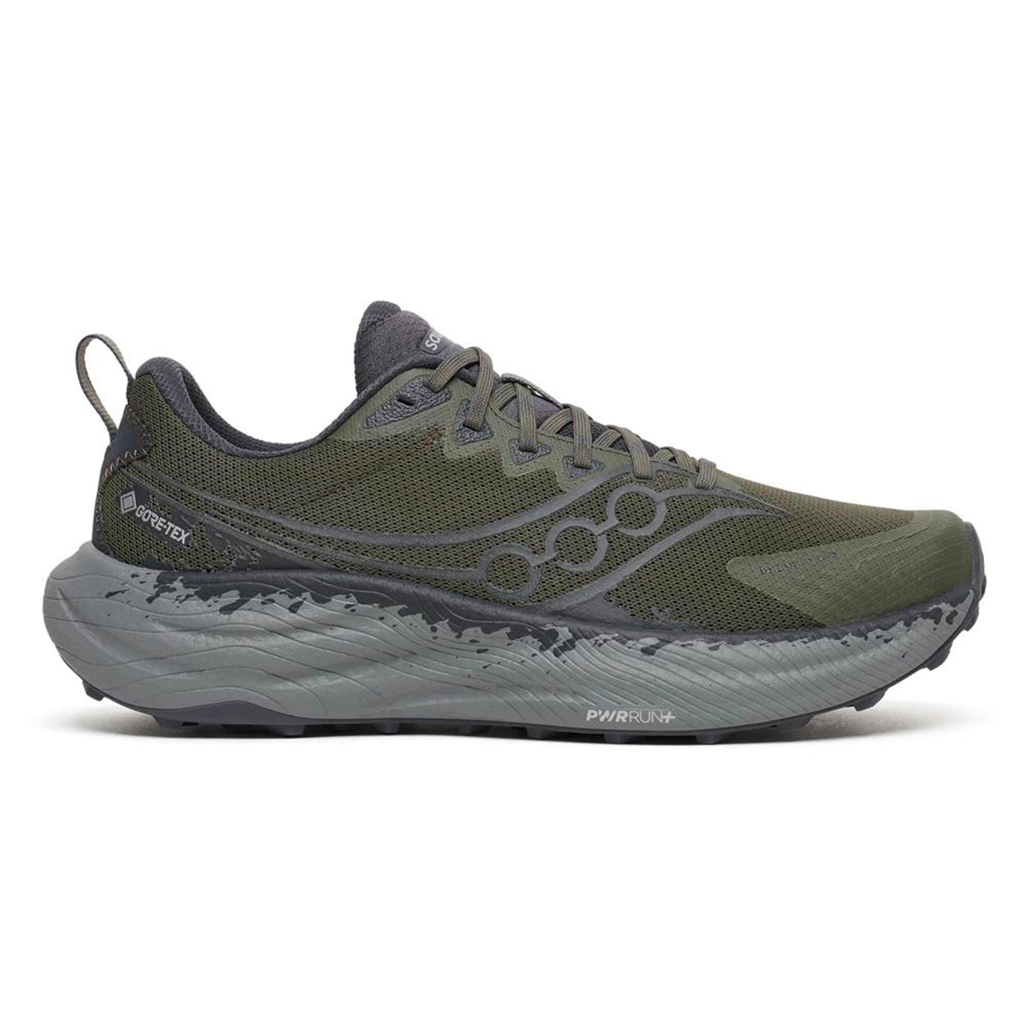 Saucony Ride TR3 GTX Neutrale schoen Heren - olijf, grijs