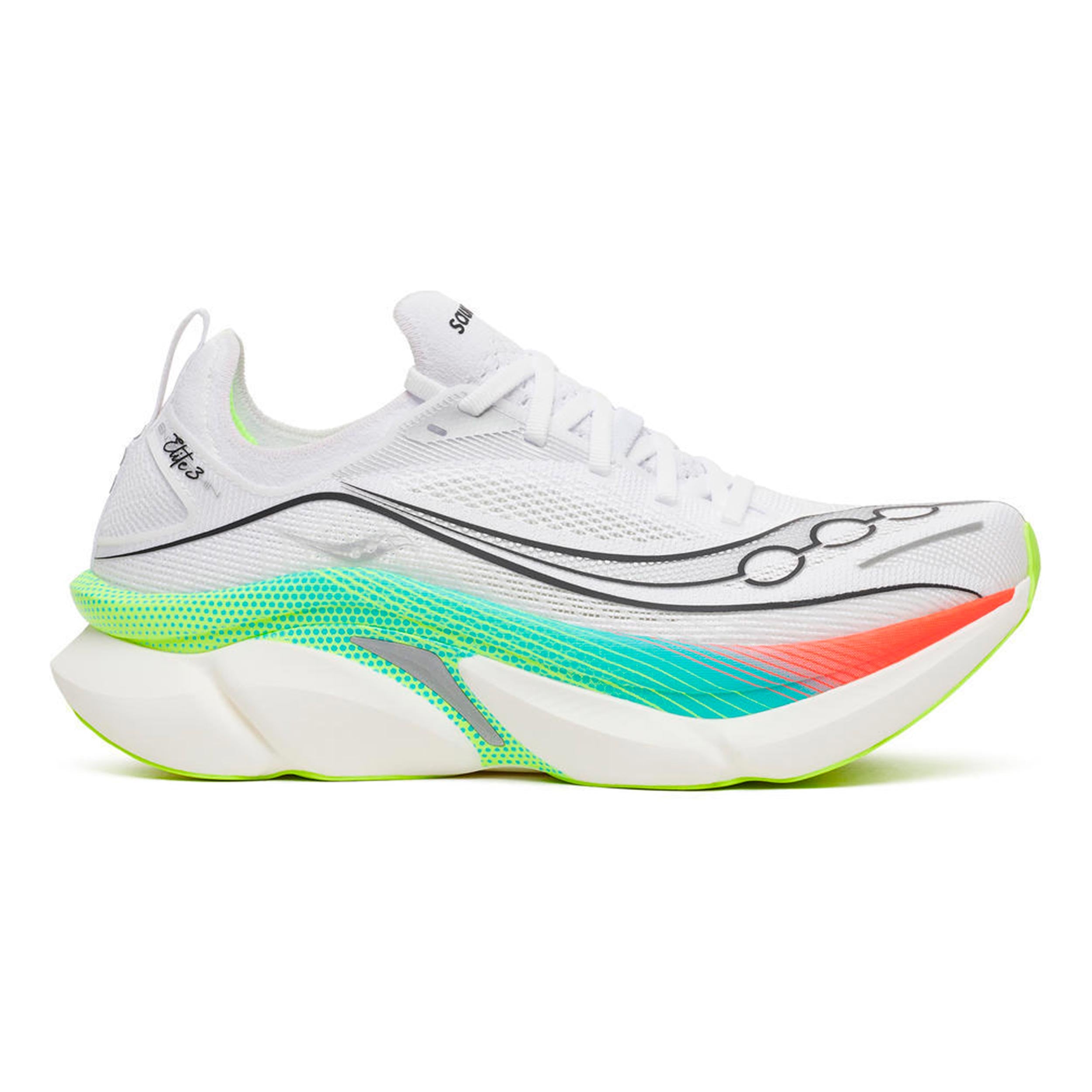 Saucony Endorphin Elite 3 Wedstrijdschoen Unisex - wit, veelkleurig