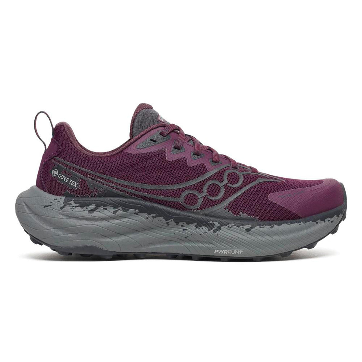 Saucony Ride TR3 GTX Neutrale schoen Dames - wijnrood, grijs
