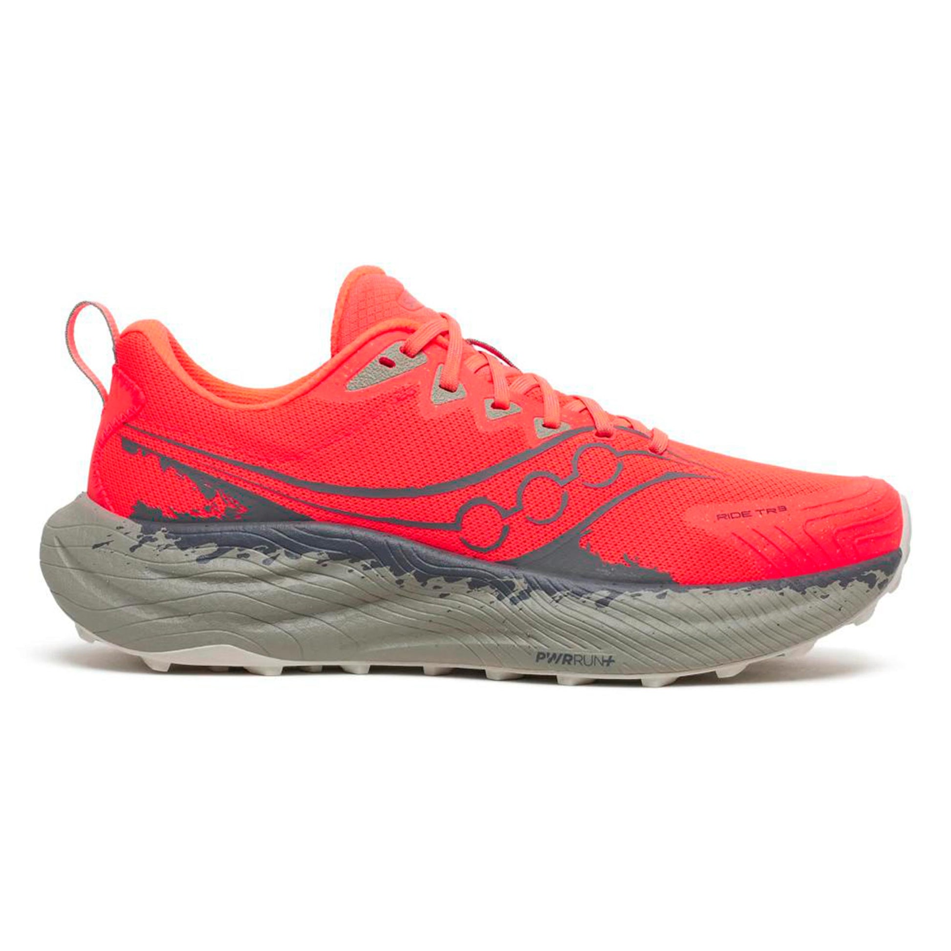 Saucony Ride TR3 Neutrale schoen Heren - rood, grijs