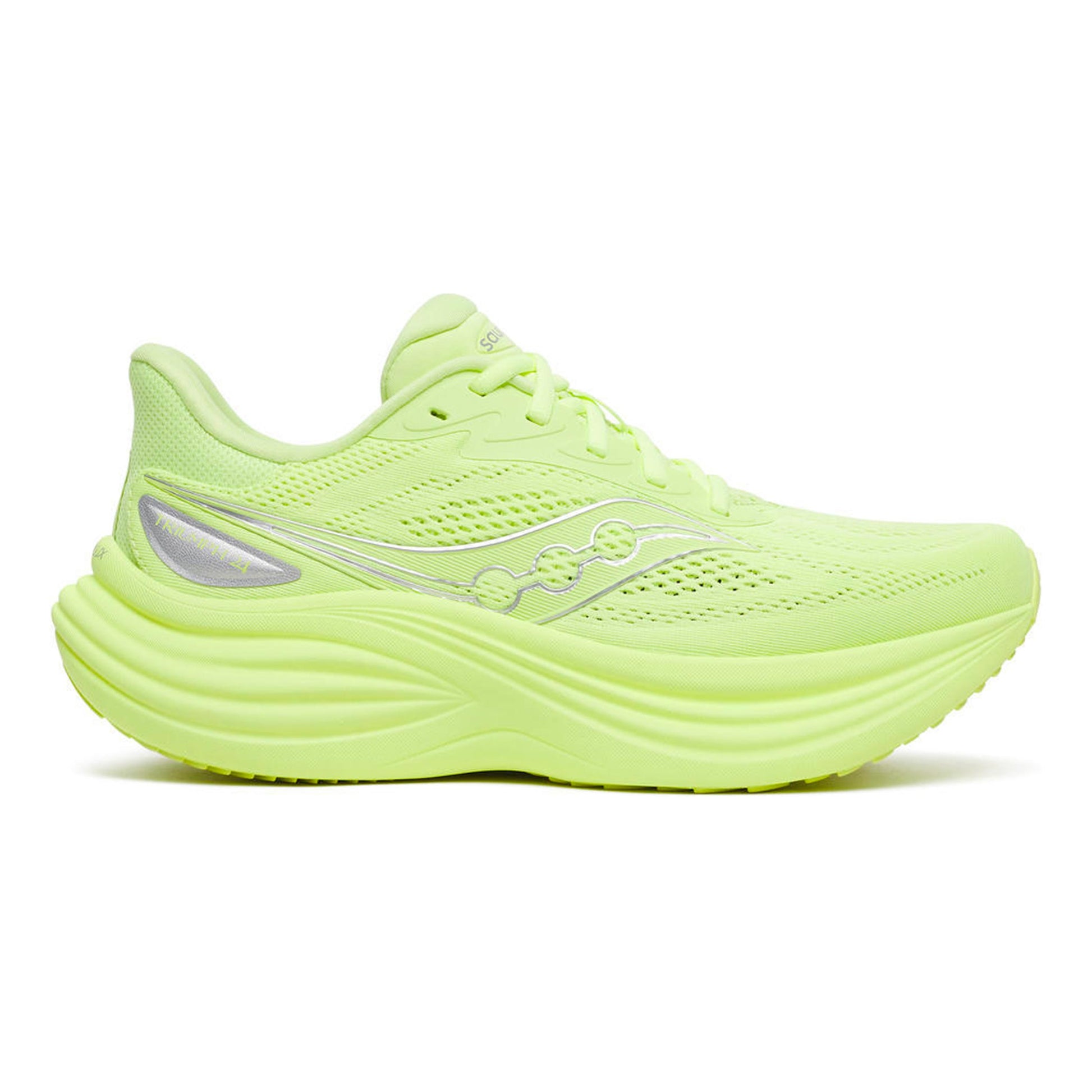 Saucony Triumph 24 Neutrale schoen Dames - neongeel, zilver