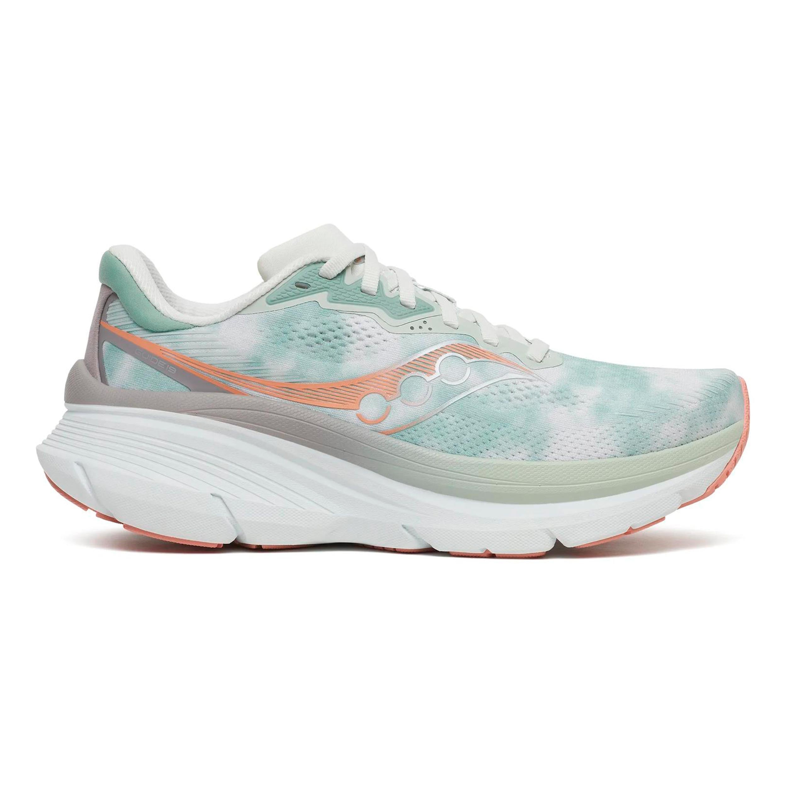 Saucony Guide 19 Stabiliteitsschoen Dames - groen, wit