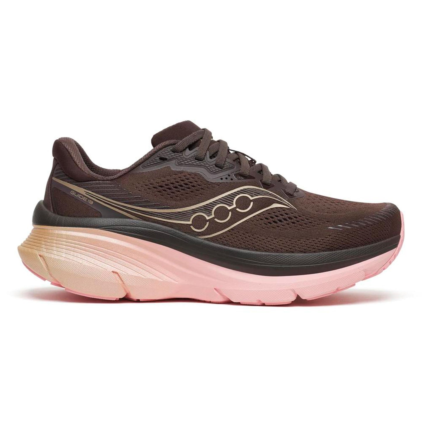 Saucony Guide 19 Stabiliteitsschoen Dames - mauve, roze