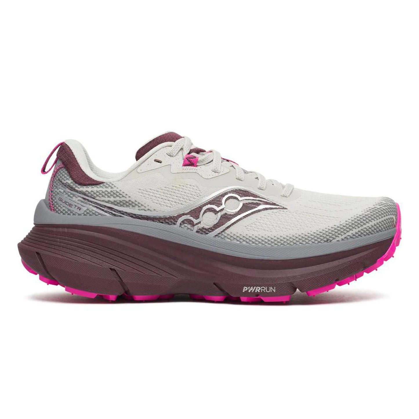 Saucony Guide TR Trailschoen Dames - beige, wijnrood
