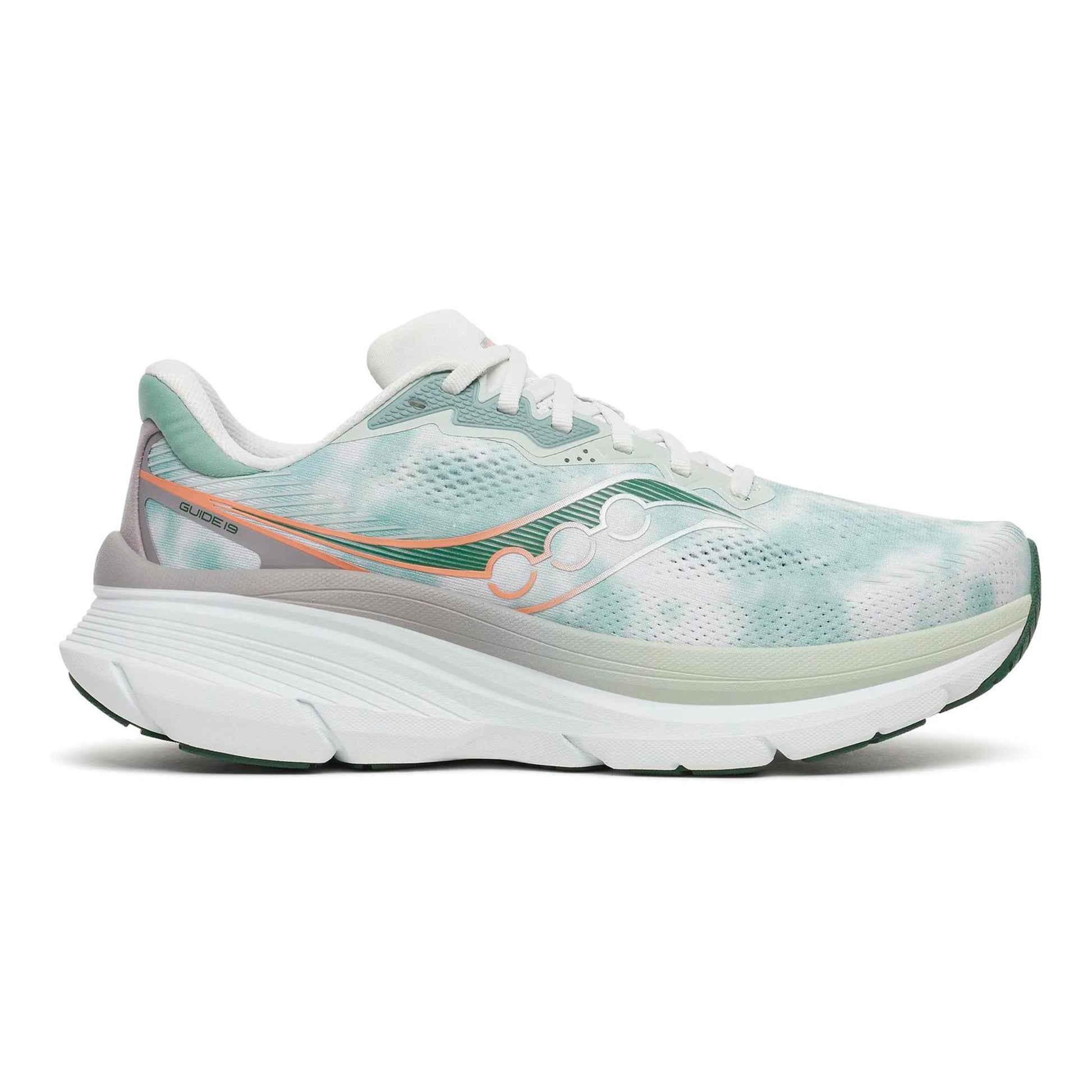 Saucony Guide 19 Stabiliteitsschoen Heren - groen, wit