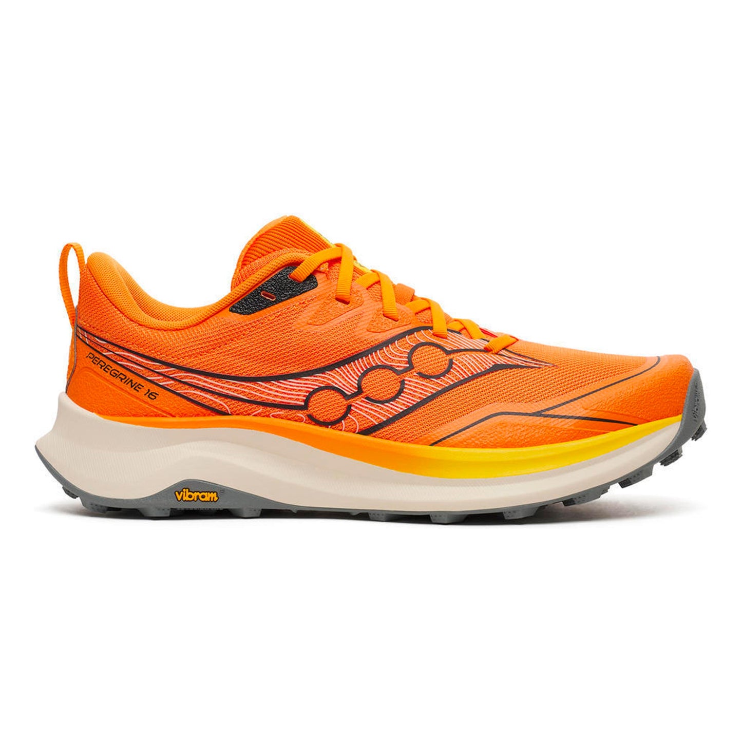 Saucony Peregrine 16 Trailschoen Heren - oranje, geel