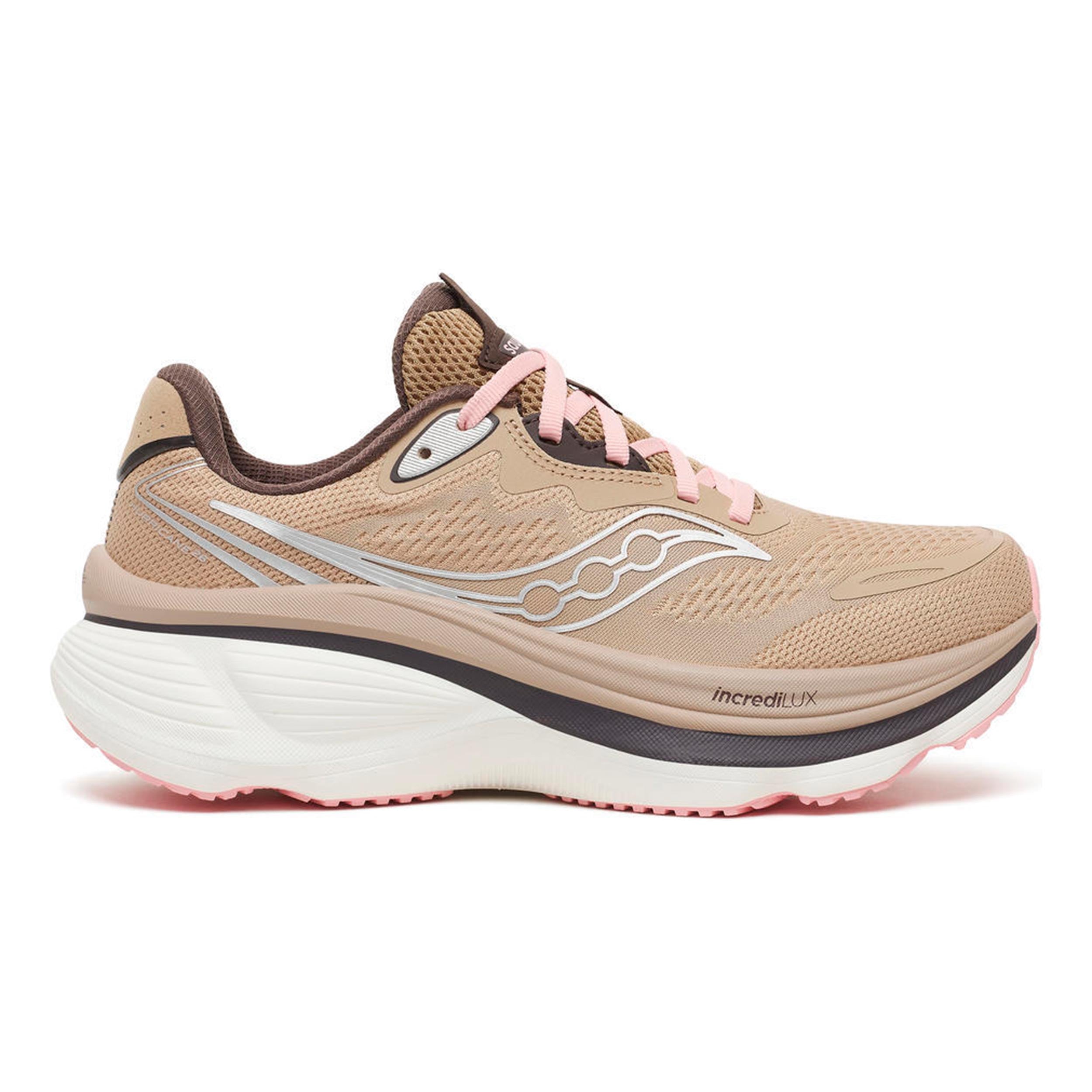 Saucony Hurricane 26 Stabiliteitsschoen Dames - karamel, roze