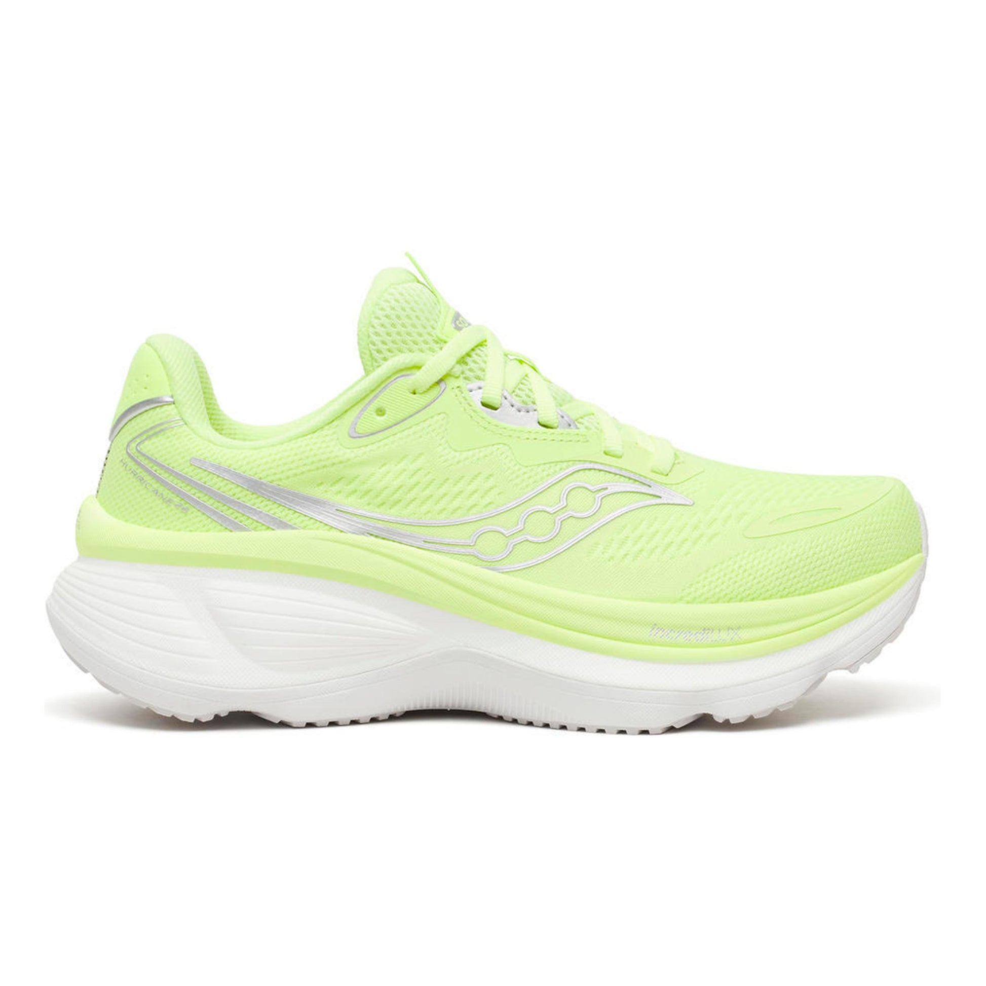 Saucony Hurricane 26 Stabiliteitsschoen Dames - neongeel, zilver