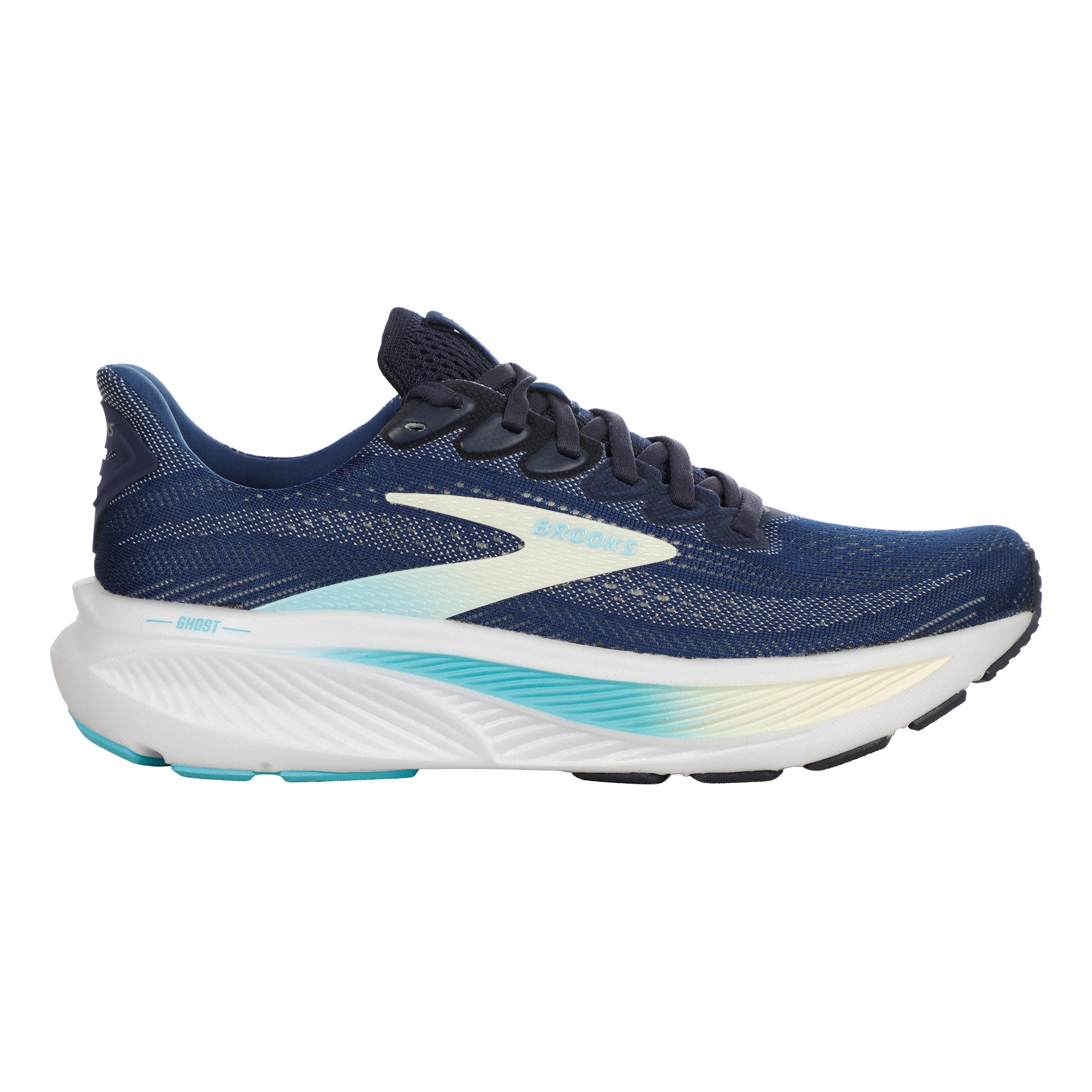 Brooks Ghost 17 Neutrale schoen Dames - donkerblauw, turkoois