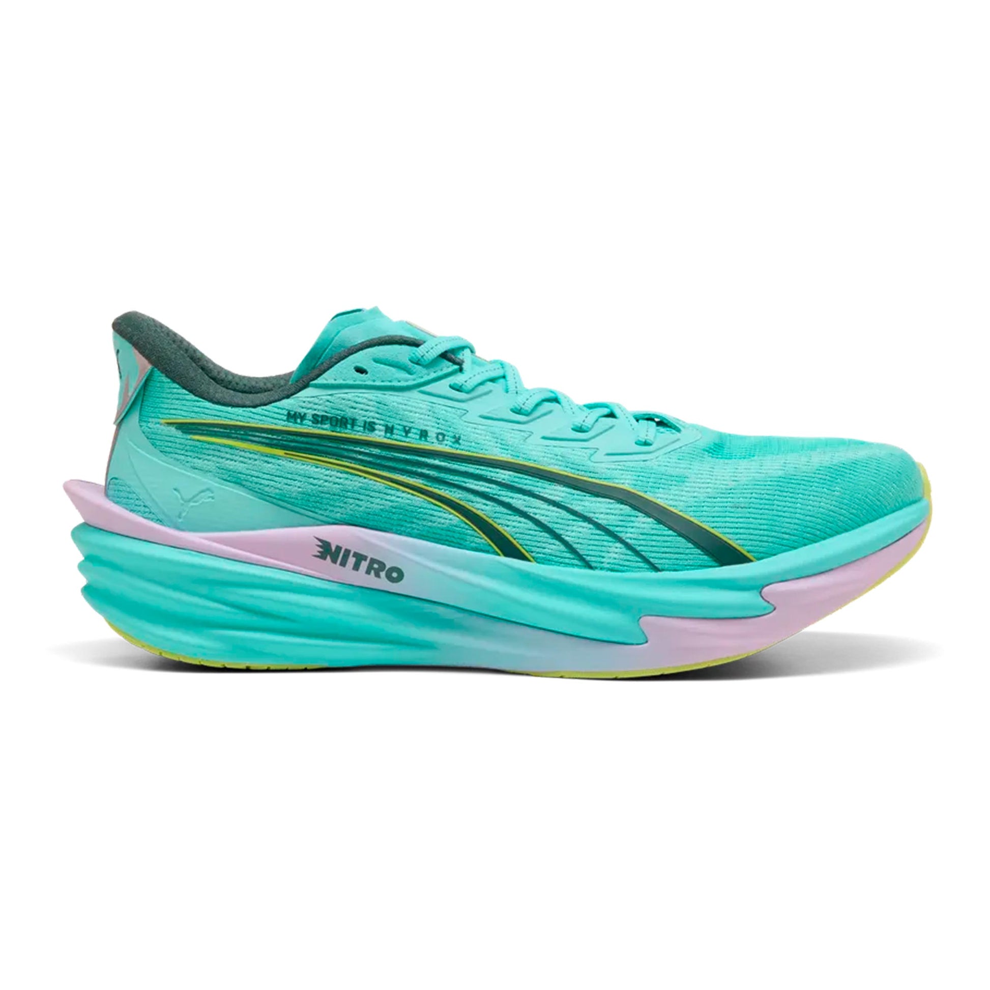 Puma Deviate Nitro 4 HYROX Neutrale schoen Heren - turkoois, mauve