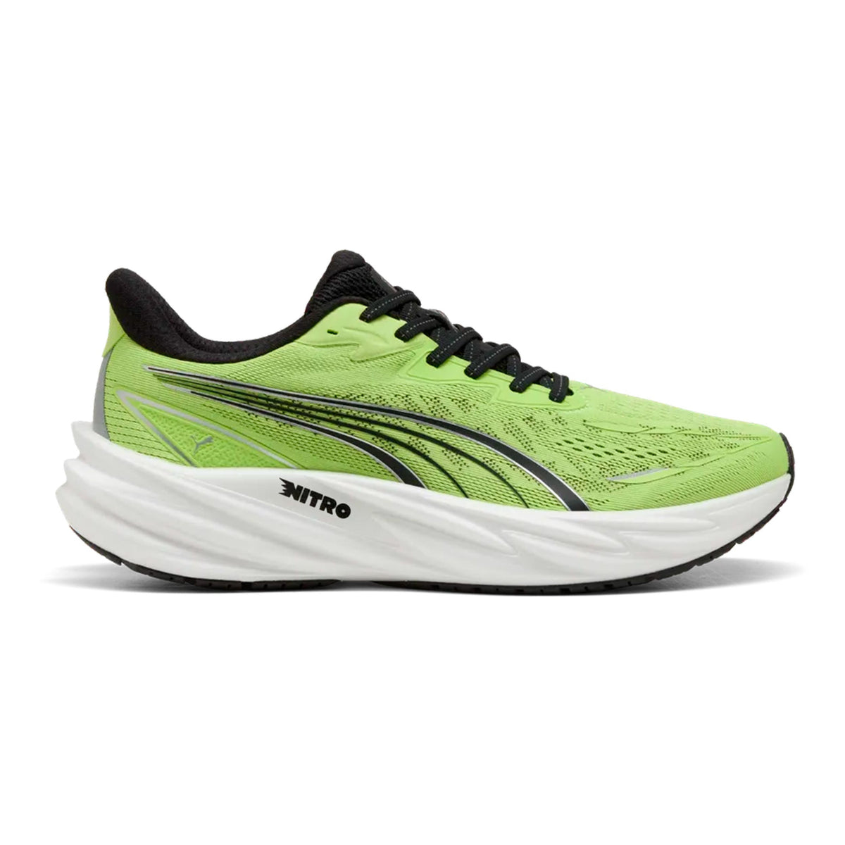 Puma Velocity Nitro 5 Neutrale schoen Heren - limoen, grijs