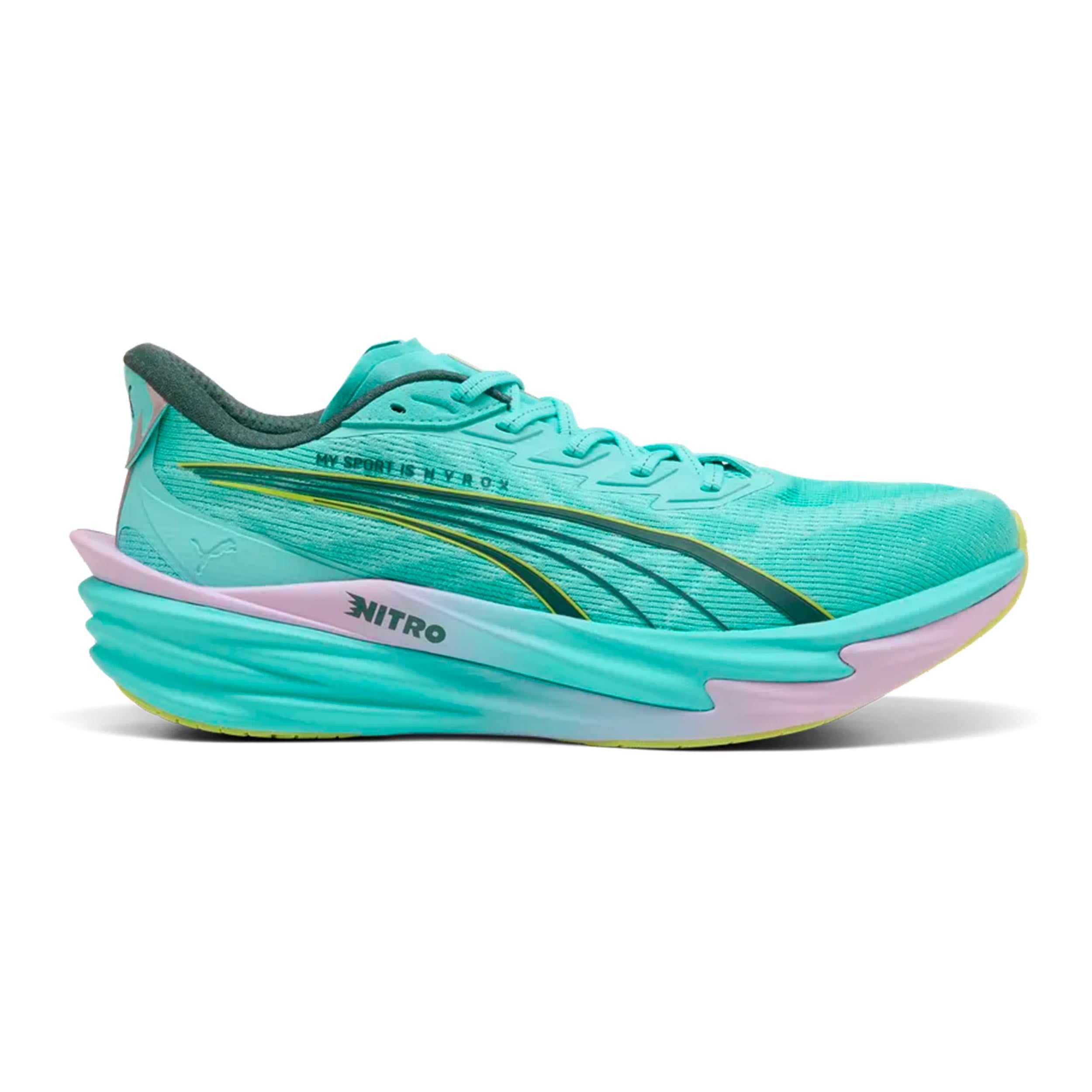 Puma Deviate Nitro 4 HYROX Neutrale schoen Dames - turkoois, mauve