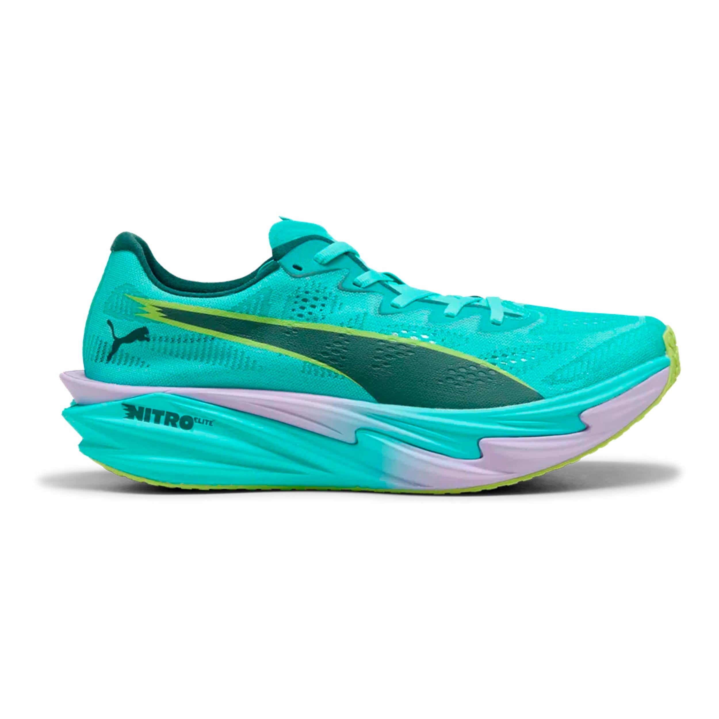 Puma Deviate Nitro Elite 4 HYROX Wedstrijdschoen Heren - turkoois, mauve