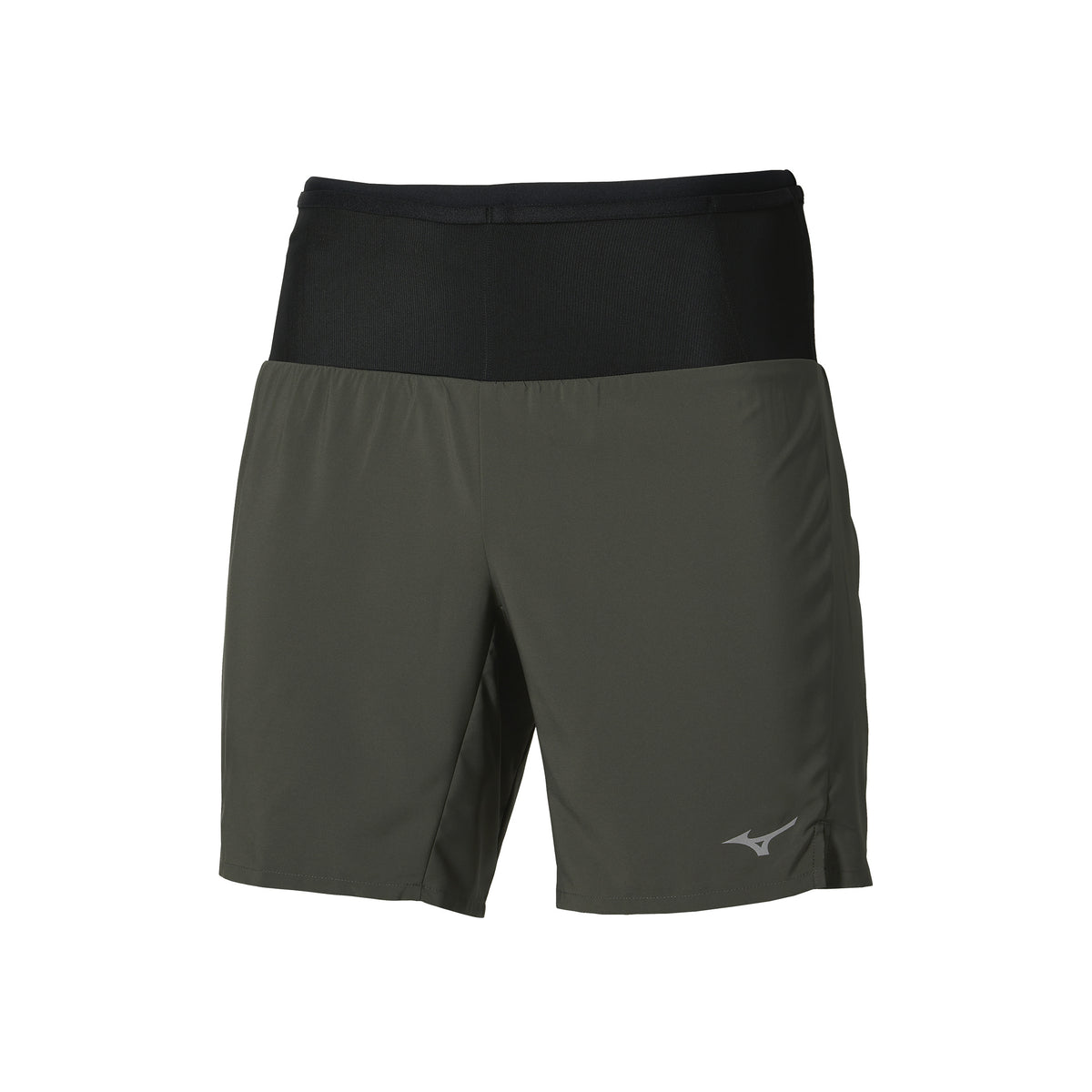 Mizuno Multi Pocket 2in1 Hardloopshorts Heren - donkergroen