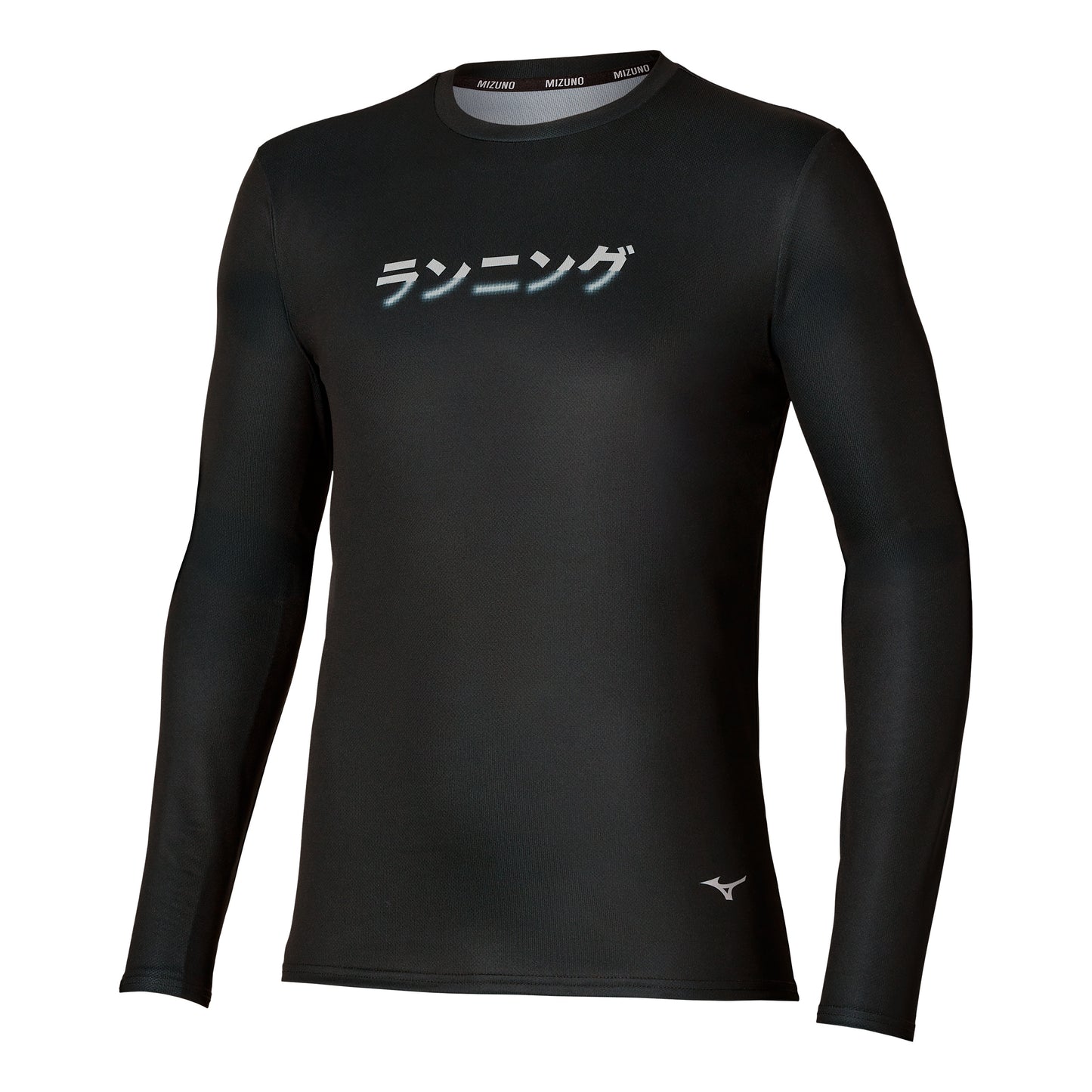 Mizuno Core Graphic Hardloopshirt Heren - zwart