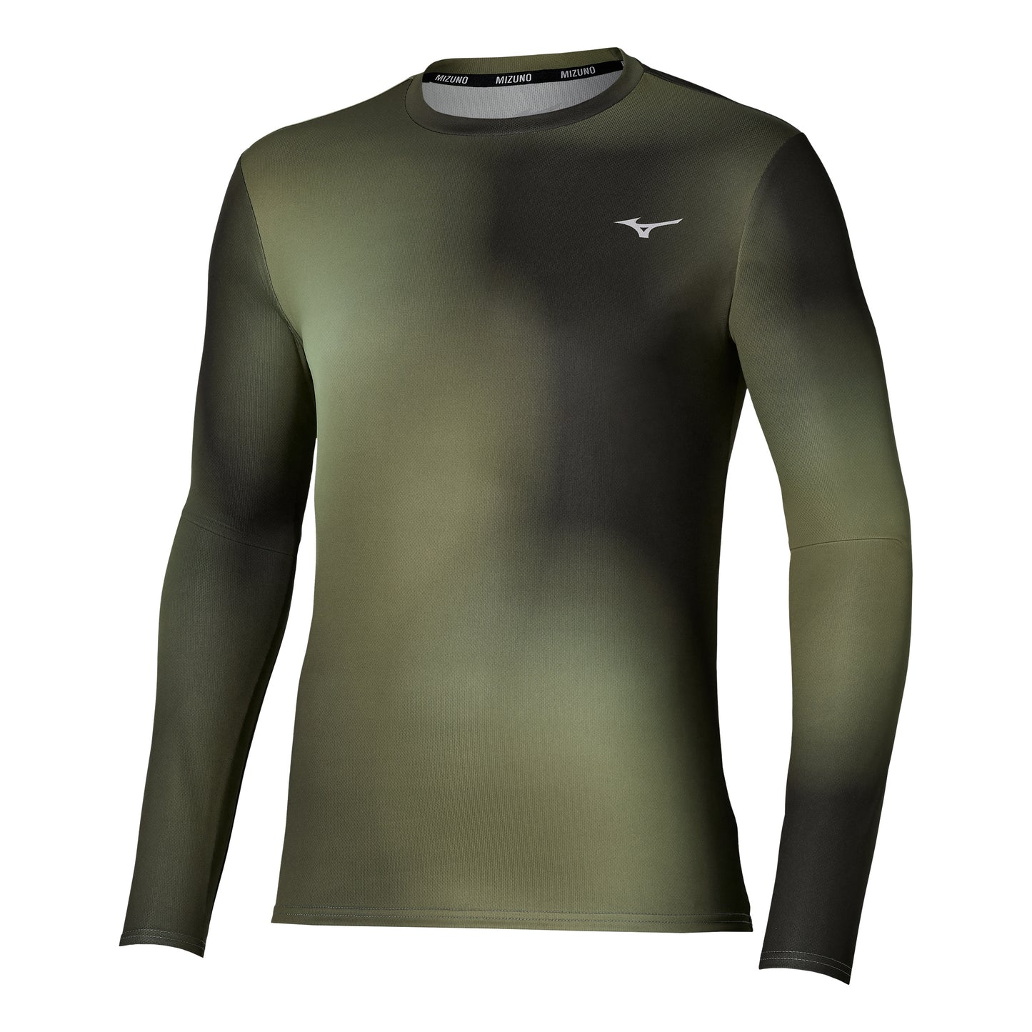 Mizuno Core Graphic Hardloopshirt Heren - donkergroen, olijf